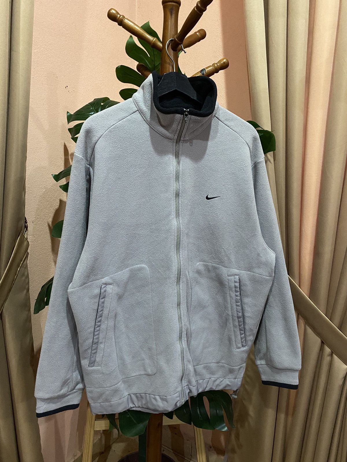 Nike NIKE FULL ZIP FLEECE JACKET - VINTAGE 2000S - MEN’S LARGE Size US L / EU 52-54 / 3 - 3 Thumbnail