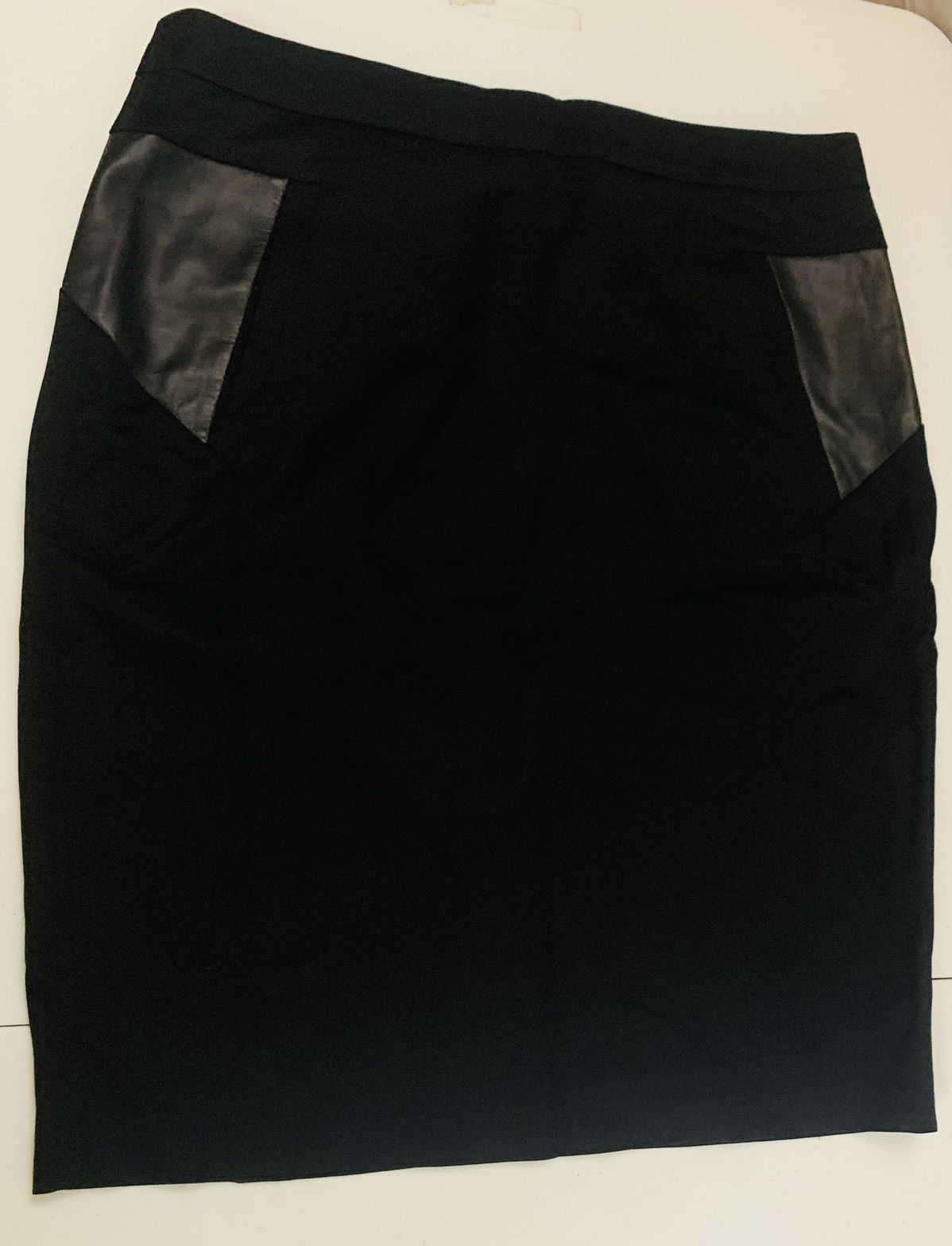 The Kooples Black Wool Lambskin Panel Kangaroo Pocket 42 FR
