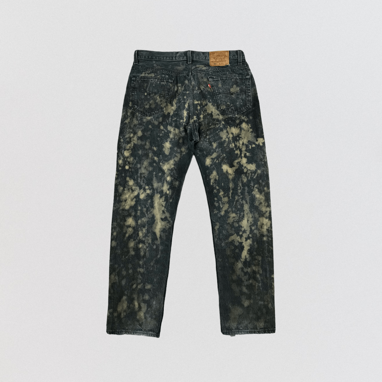Levi's × Vintage Vintage 90s Levis 501 Faded Black Jeans-JM2432 Size US 36 / EU 52 - 2 Thumbnail