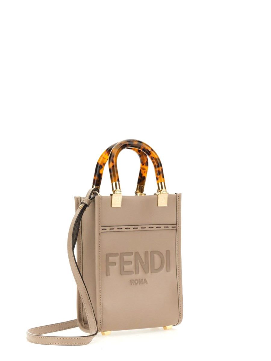 Fendi o1s1wg111225 Size: OS/Mini Sunshine Shopper in Brown Size ONE SIZE - 2 Thumbnail