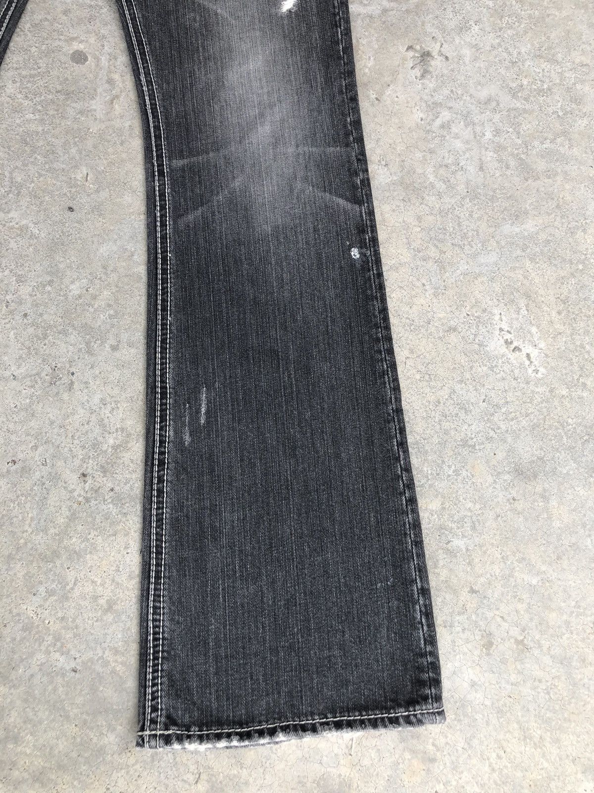 Japanese Brand Japanese Quarter Gemini Flared Jeans Distressed Jeans Size US 30 / EU 46 - 7 Thumbnail