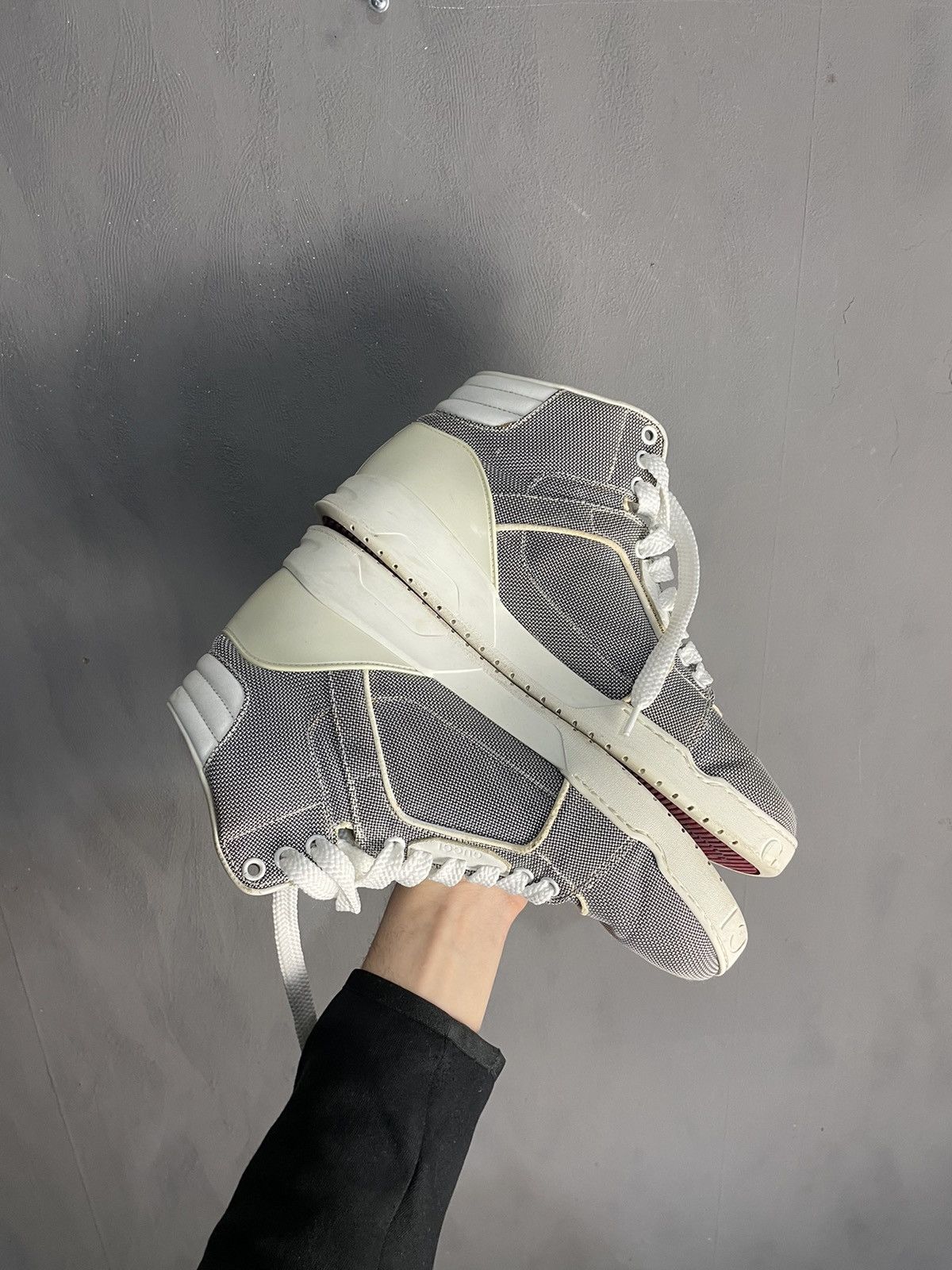 Gucci Gucci Gray High Top Sneakers Size US 8 / EU 41 - 7 Thumbnail