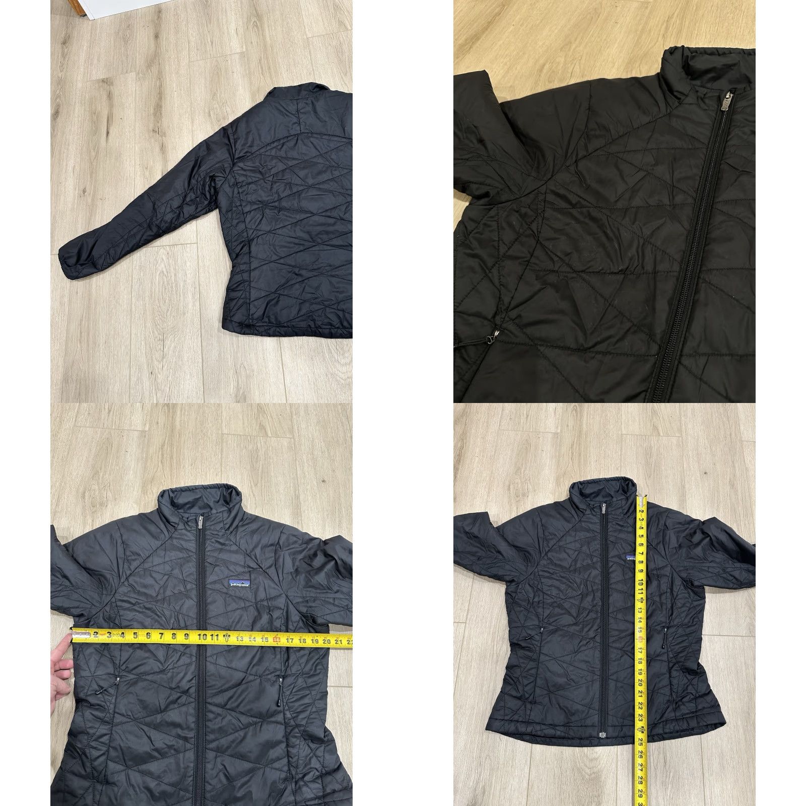Patagonia Patagonia Women's Micro Puff Jacket Black M PrimaLoft Zip 500 DWR Short Solid Pattern Casual Winter Fall Spring Coat Size M / US 6-8 / IT 42-44 - 9 Thumbnail