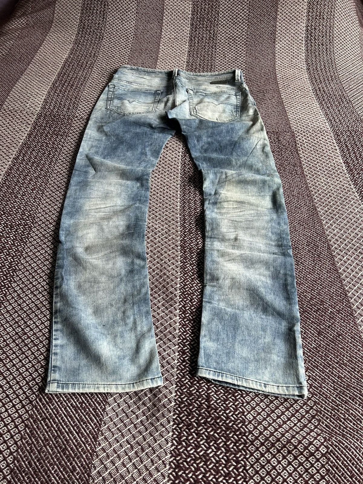 Japanese Brand Diesel Thavar Vintage Distressed Washed Denim Jeans Size 30 Size US 30 / EU 46 - 3 Thumbnail