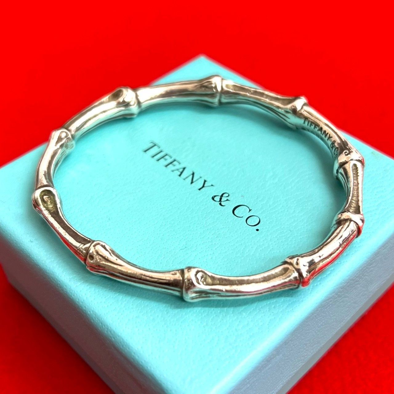 Tiffany & Co. Tiffany & Co. Tiffany&Co. Bamboo Silver 925 Bangle Metal Bangle DUTY FREE for USA Size ONE SIZE - 1 Thumbnail