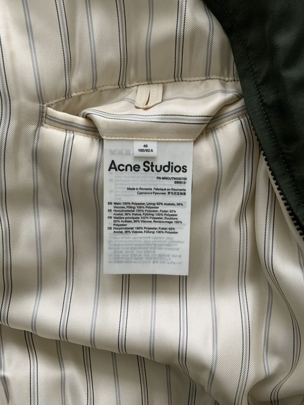 Acne Studios Acne studio ma1 Size US S / EU 44-46 / 1 - 5 Thumbnail