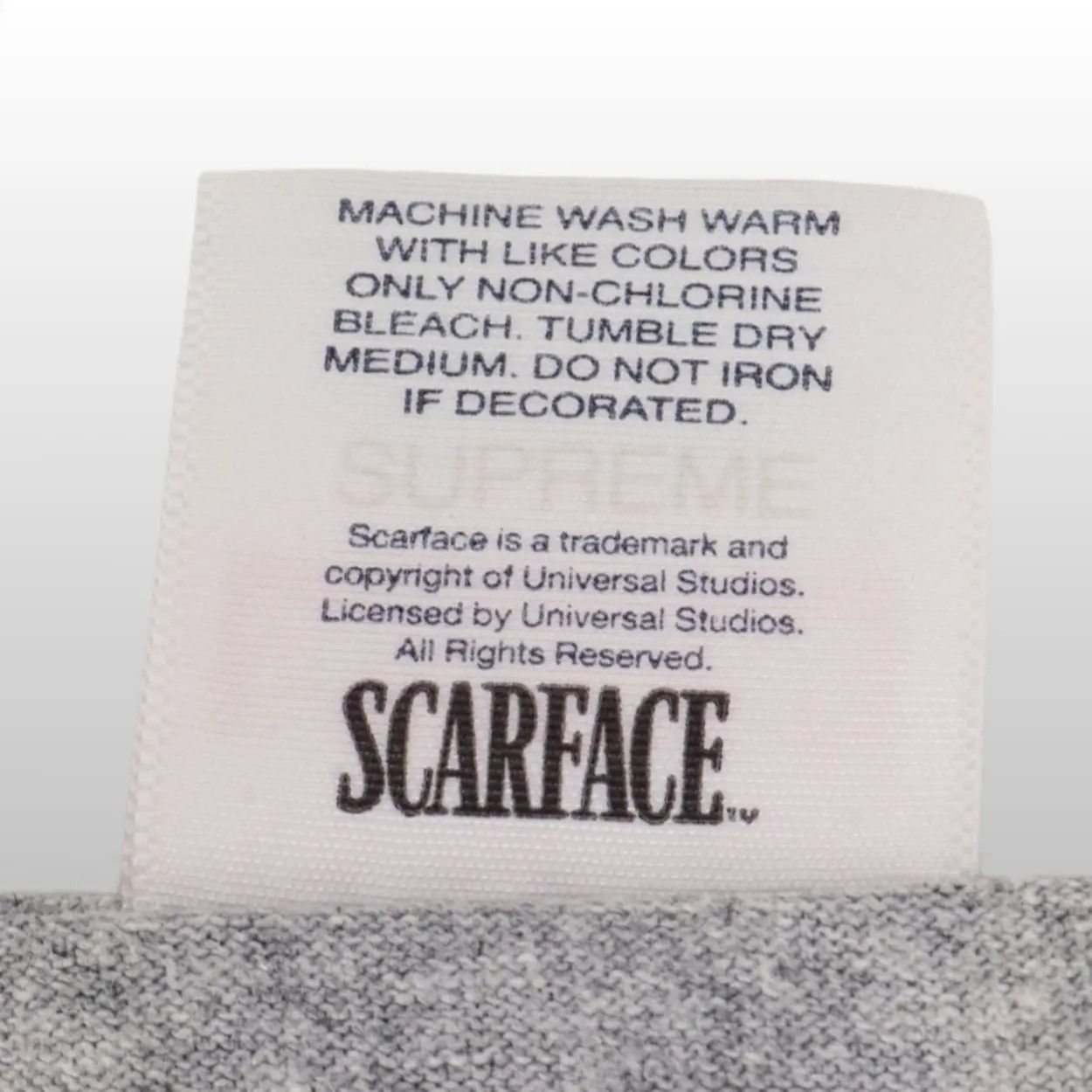 Supreme Supreme Scarface Shower Tee FW17 Size US M / EU 48-50 / 2 - 6 Thumbnail