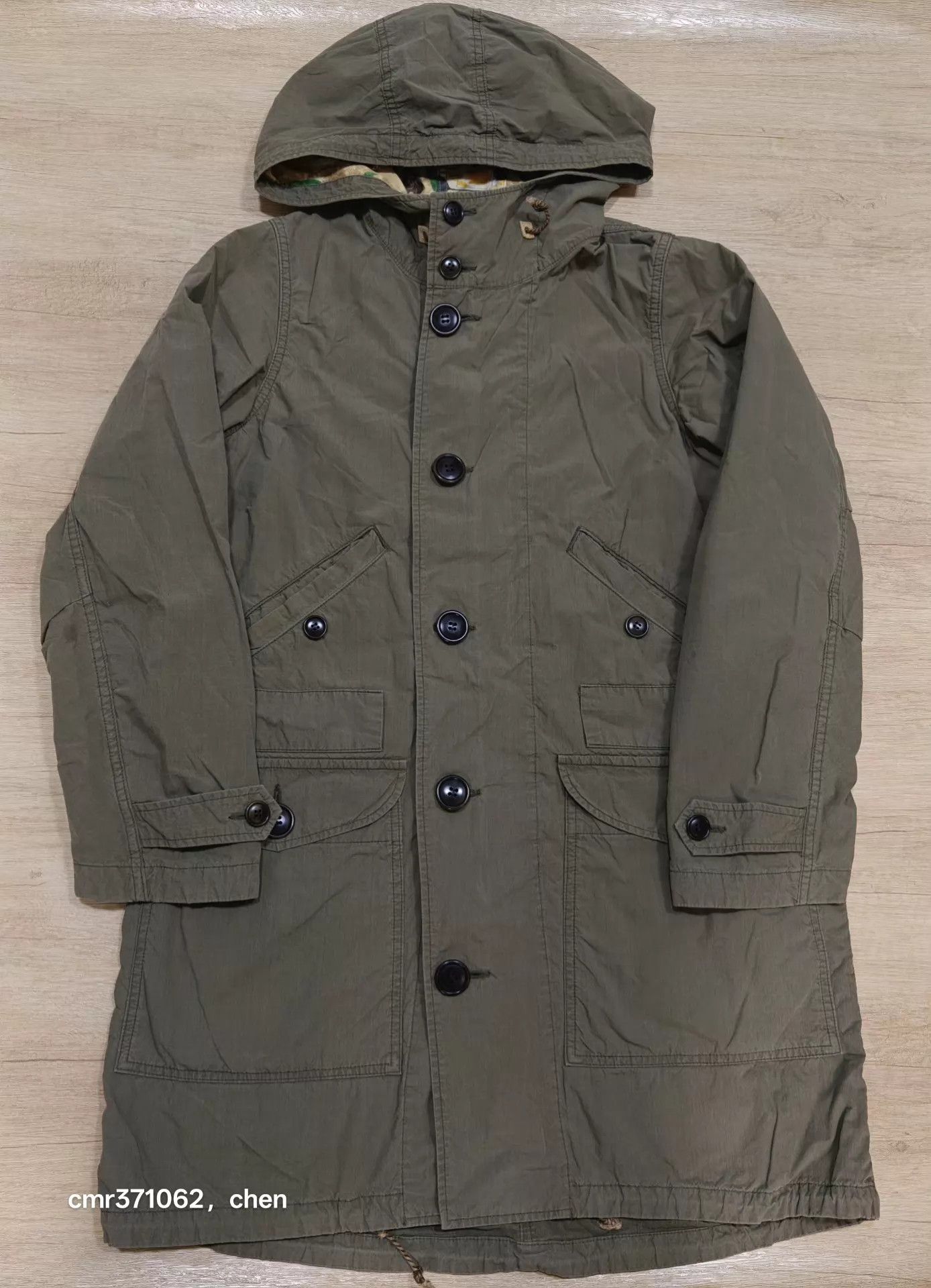 Visvim VISVIM 15SS TOWNSEND COAT W Olive w3 Cotton/Nylon Size L / US 10 / IT 46 - 1 Thumbnail