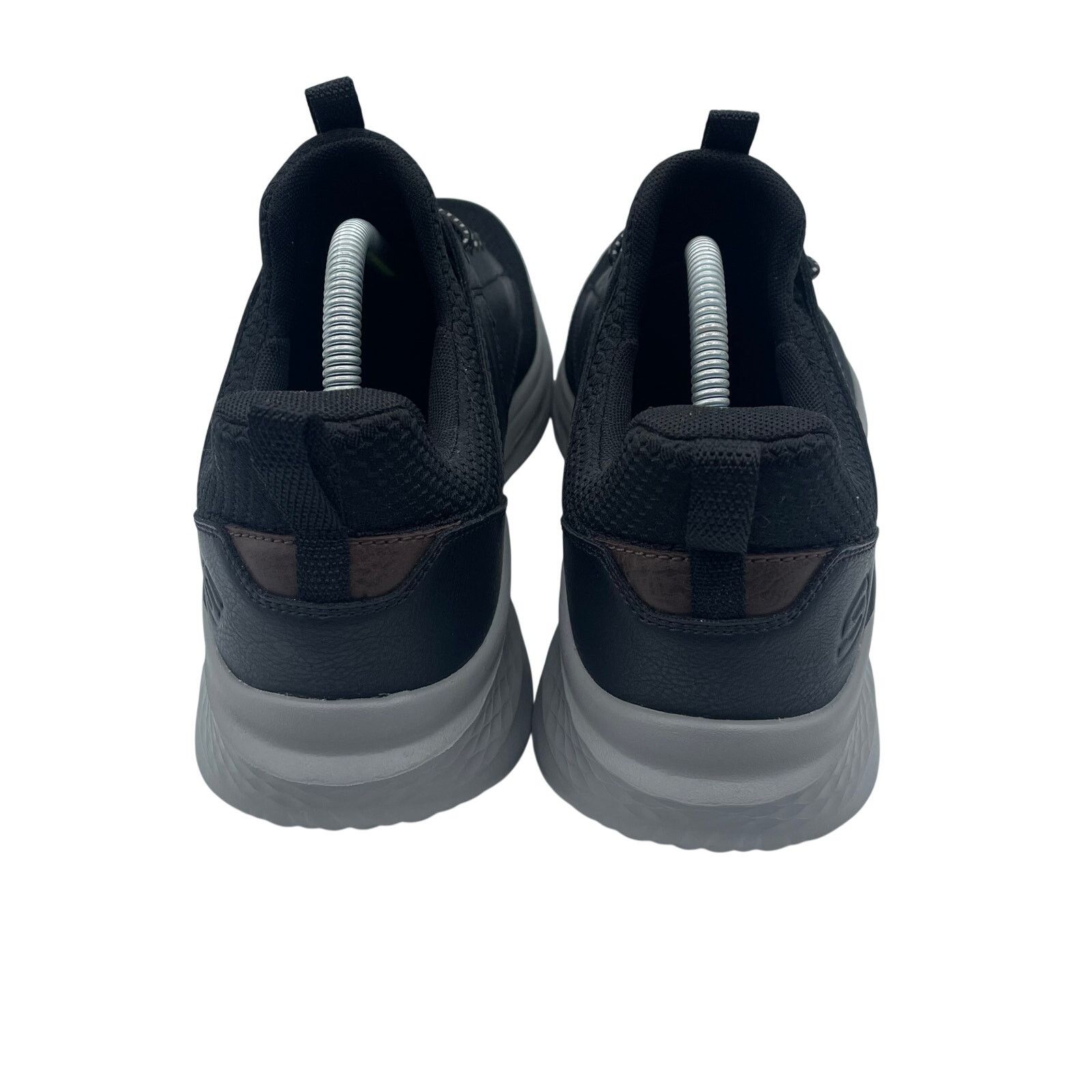 SKECHERS Skechers Relaxed Fit Slade Breyer Vegan Shoes Black Mens 9 Size US 9 / EU 42 - 4 Thumbnail