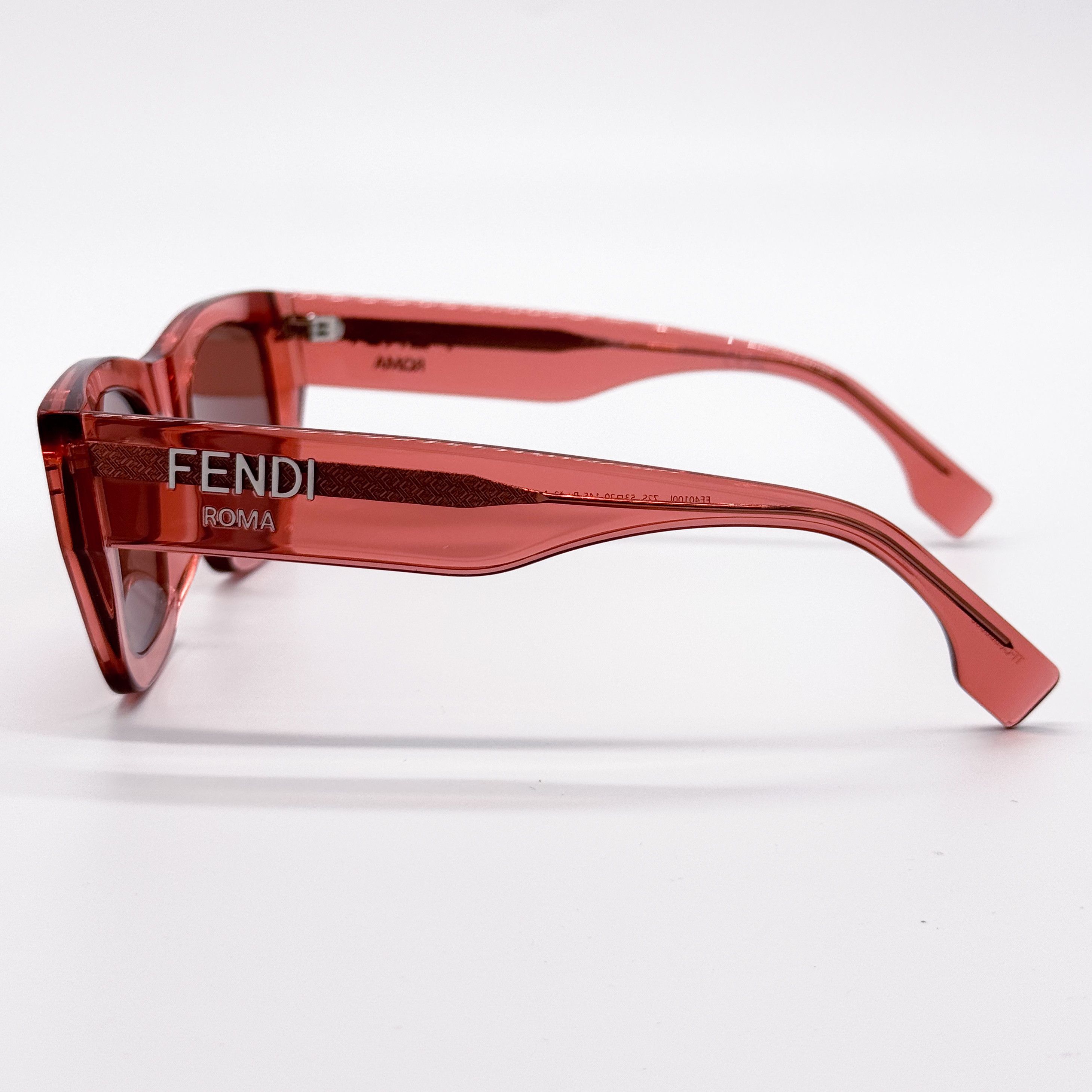 Fendi NEW FENDI FE40100I 72S SHINY PINK WOMEN SUNGLASSES FENDI Size ONE SIZE - 5 Thumbnail