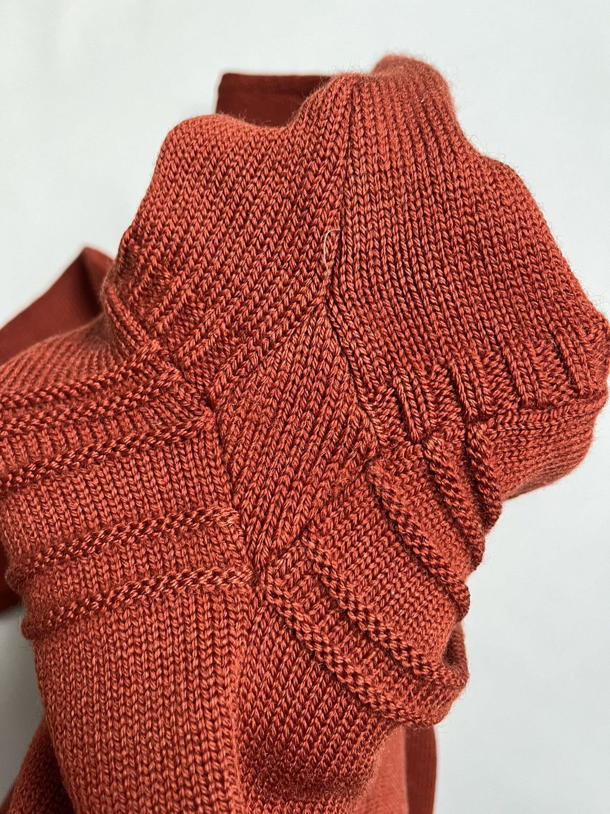 Le Tricoteur Guernsey Vintage Traditional Guernsey Brown Cross Wool Jumper Sweater Size US L / EU 52-54 / 3 - 20 Thumbnail