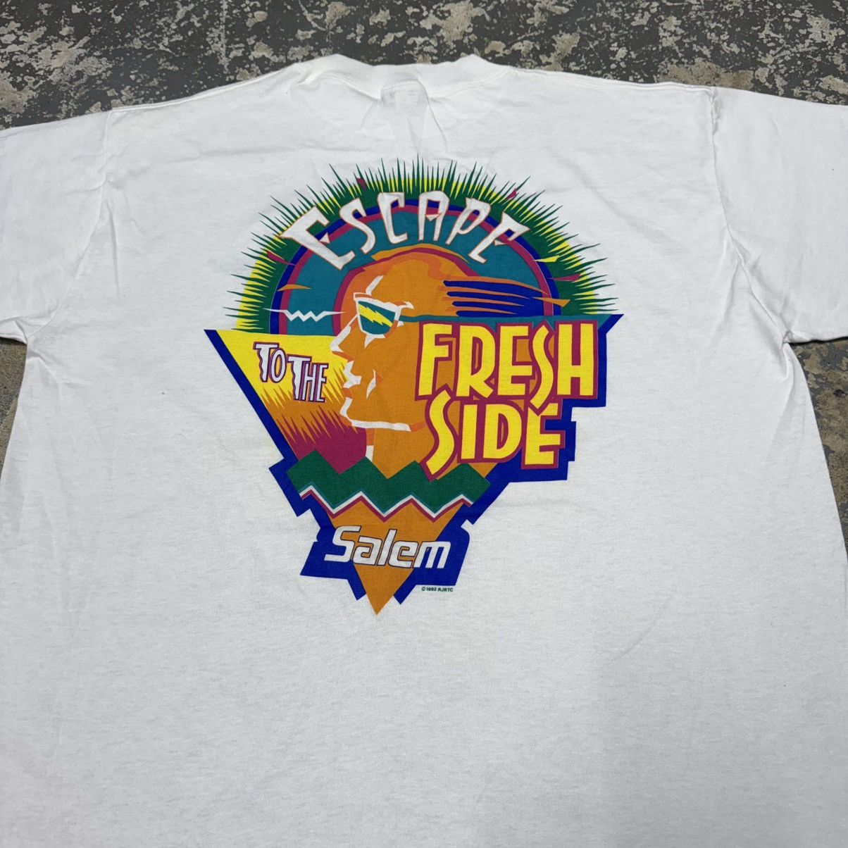 Camel Vintage Salem Cigarettes Fresh Wrap Promo Tshirt 1992 Size US XL / EU 56 / 4 - 12 Thumbnail