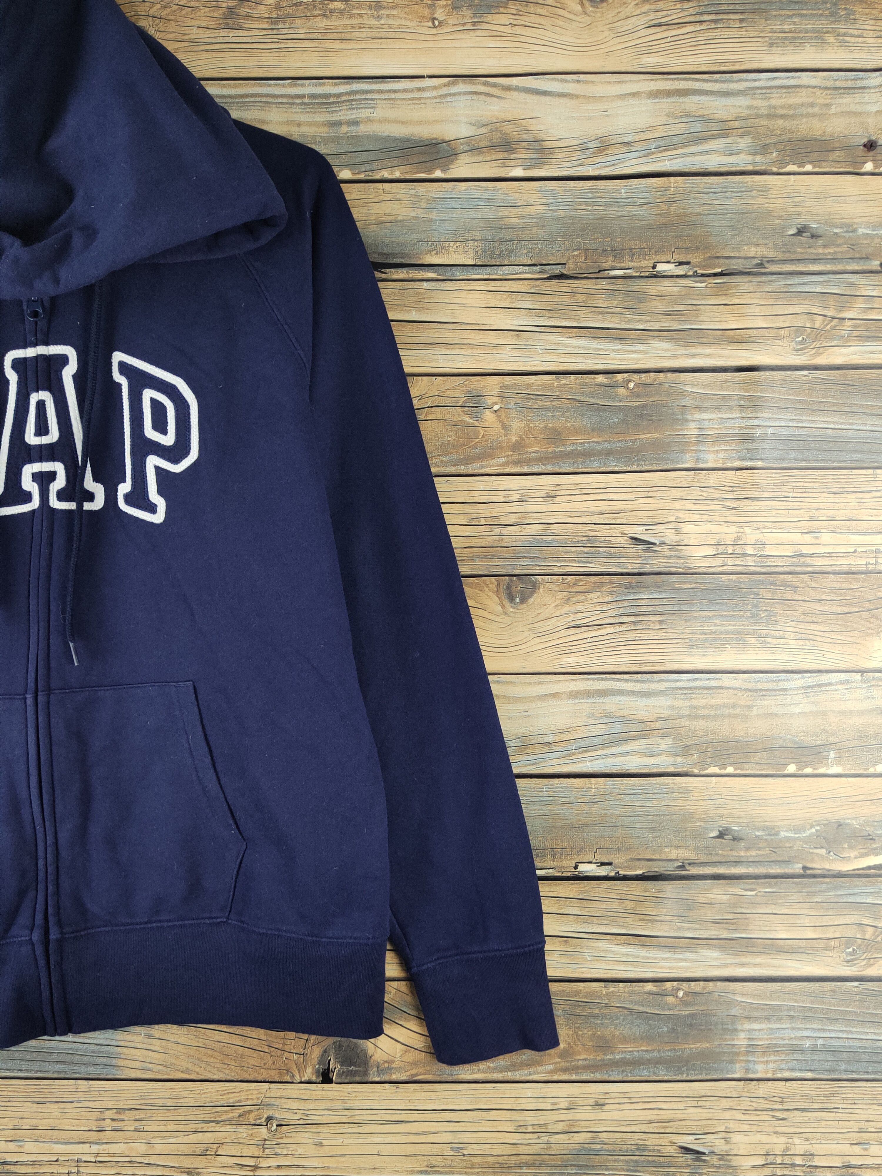 Gap × Vintage DL Gap Navy Hoodie Sweaters #2516 Size US XL / EU 56 / 4 - 5 Thumbnail