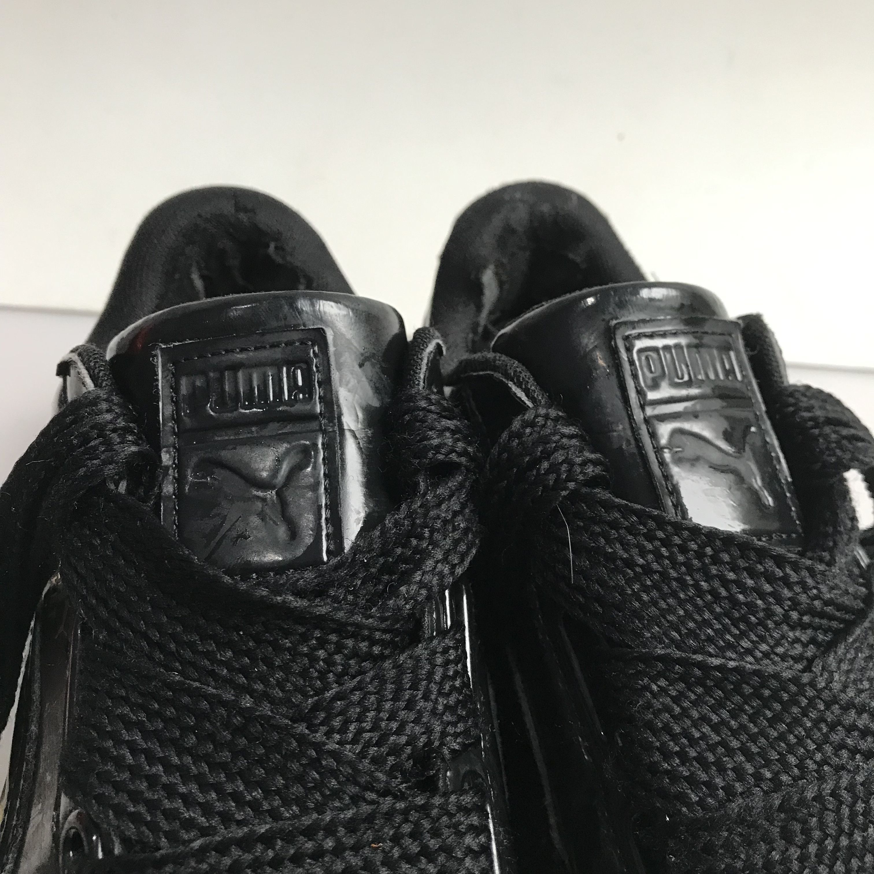 Puma Vintage Puma Basket Trainner sneakers Black Leather white Size US 5 / EU 37 - 6 Thumbnail