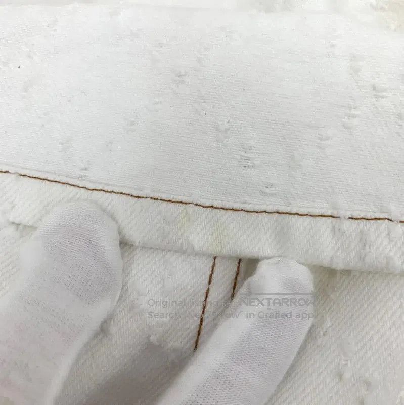 Chanel Chanel White Cotton Women's Shorts . Size 23" - 7 Thumbnail