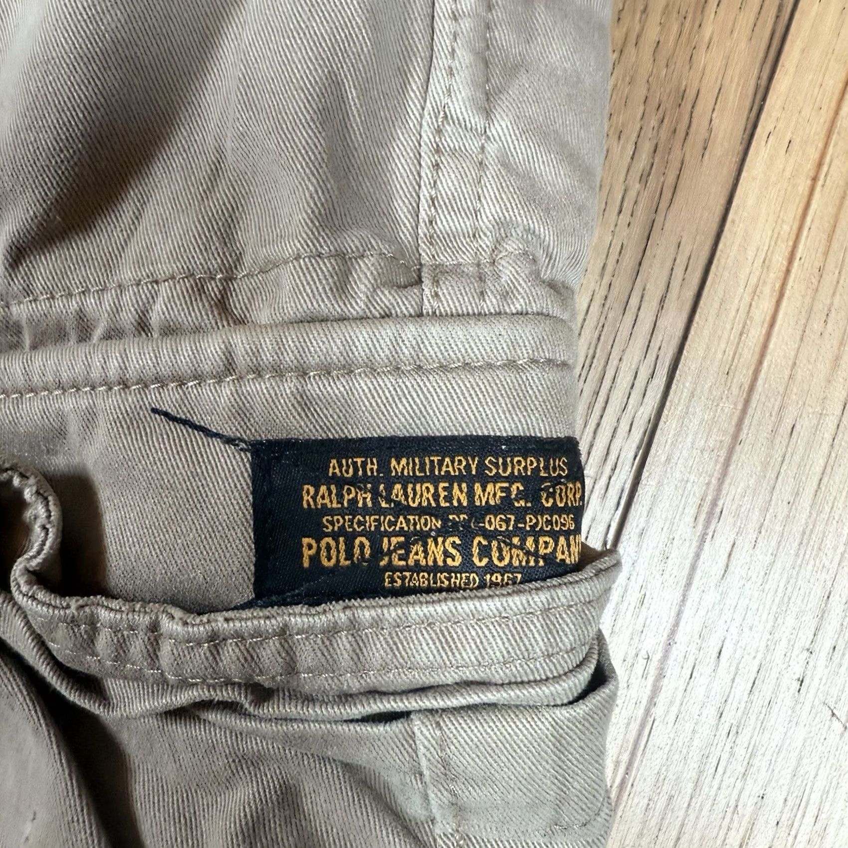 Polo Ralph Lauren VINTAGE Polo Ralph Lauren Cargo Shorts Mens 38 Khaki Beige Brown Military Style Boys? Size US M / EU 48-50 / 2 - 6 Thumbnail