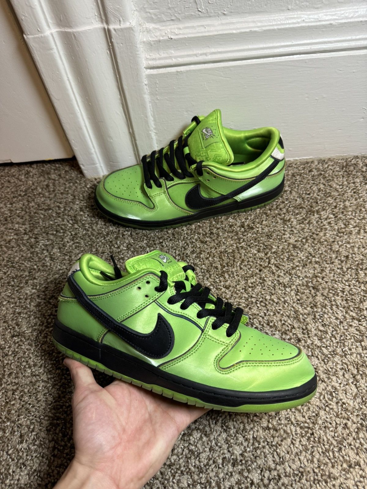 Nike Nike SB Dunk Low Powerpuff Buttercup Size 9.5 Sneakers Shoes Size US 9.5 / EU 42-43 - 1 Thumbnail