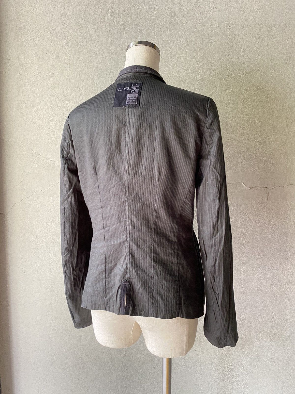 Marithe + Francois Girbaud Marithe Francois Girbaud women blazer in light and dark gray Size S / US 4 / IT 40 - 22 Thumbnail