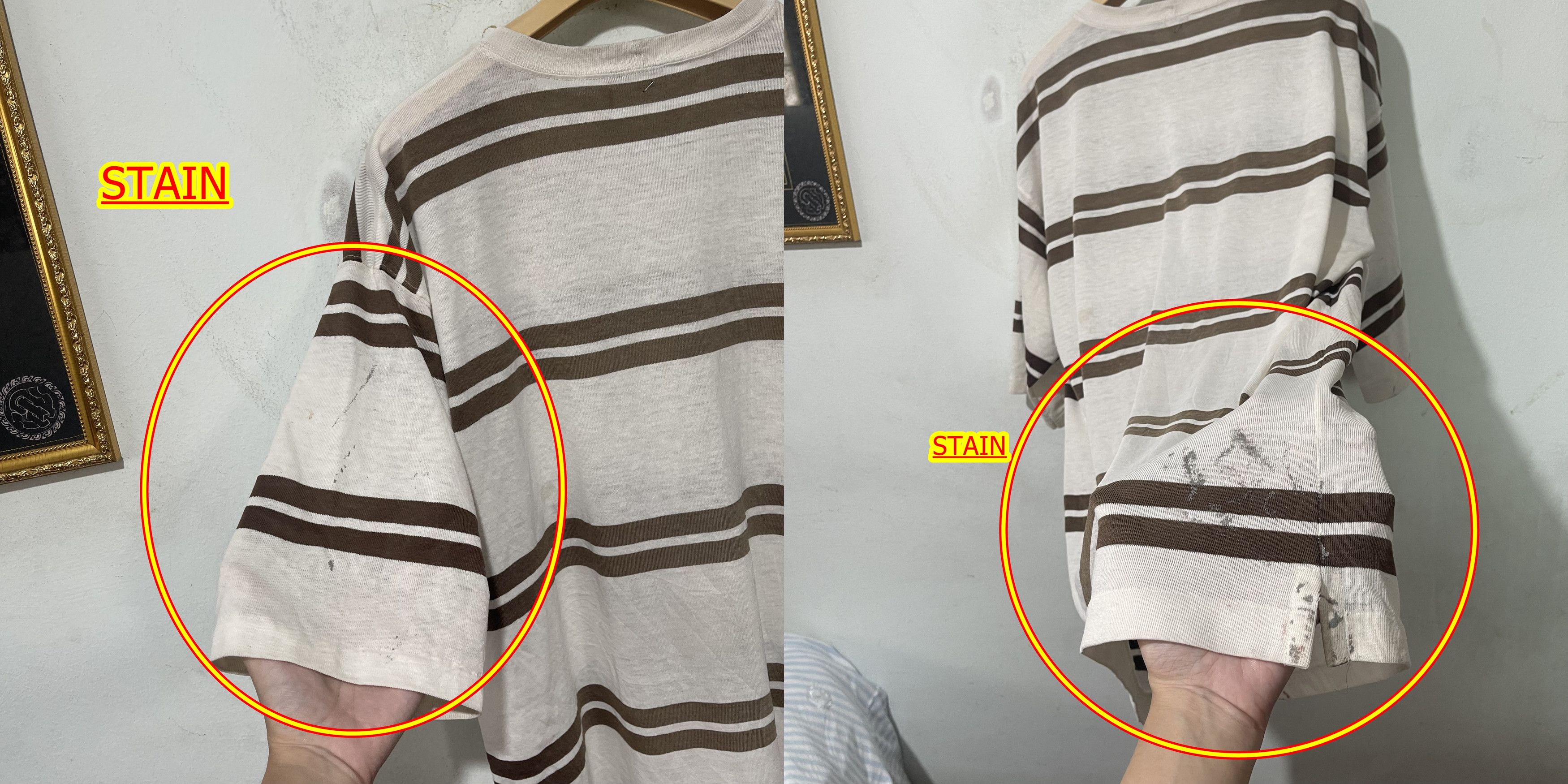 Vintage Vintage 90s Striped Shirt Size XL Size US L / EU 52-54 / 3 - 6 Thumbnail