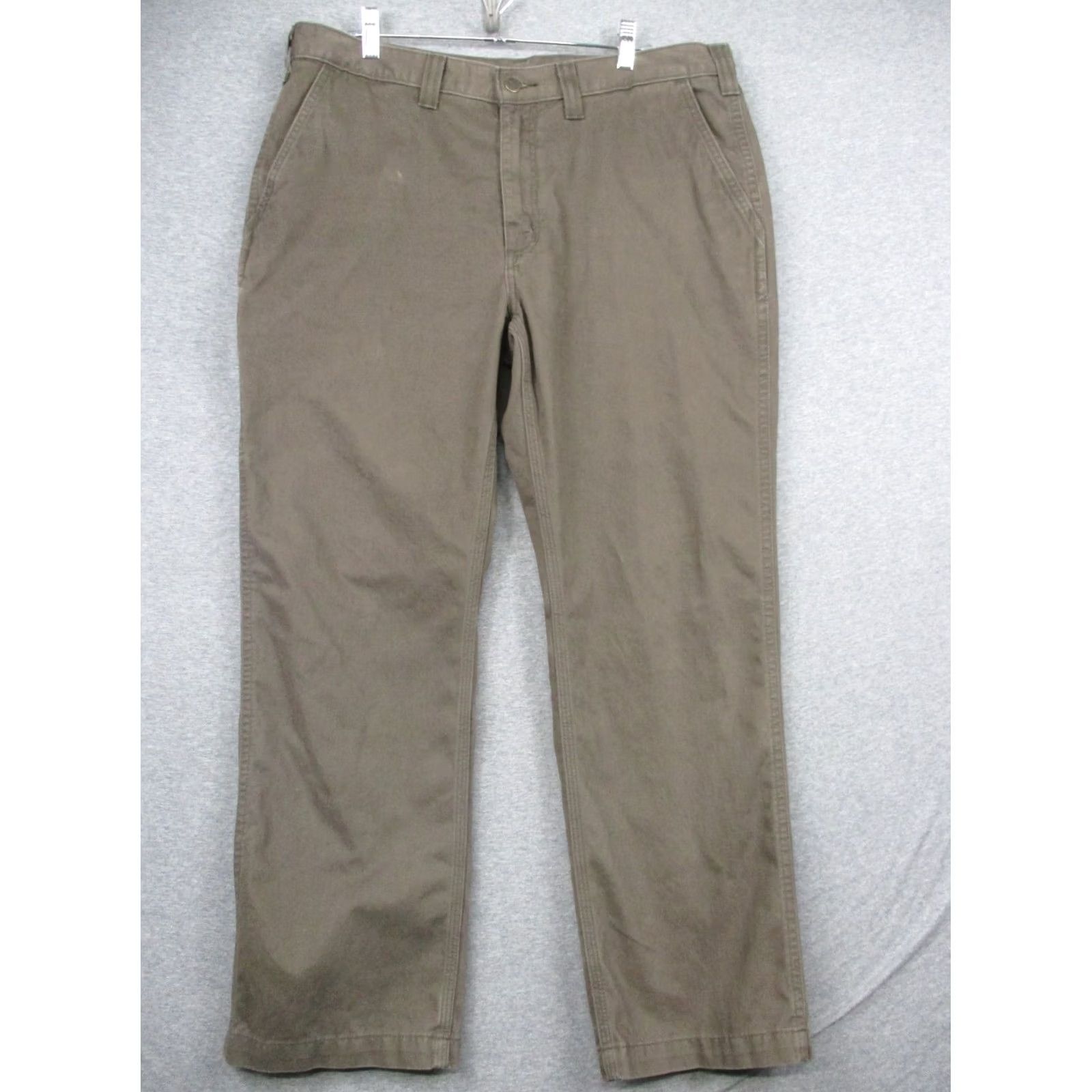 Carhartt Carhartt Rugged Pants 38x30 Mens Brown Duck Canvas Work Utility Shirt? Size US 38 / EU 54 - 2 Thumbnail
