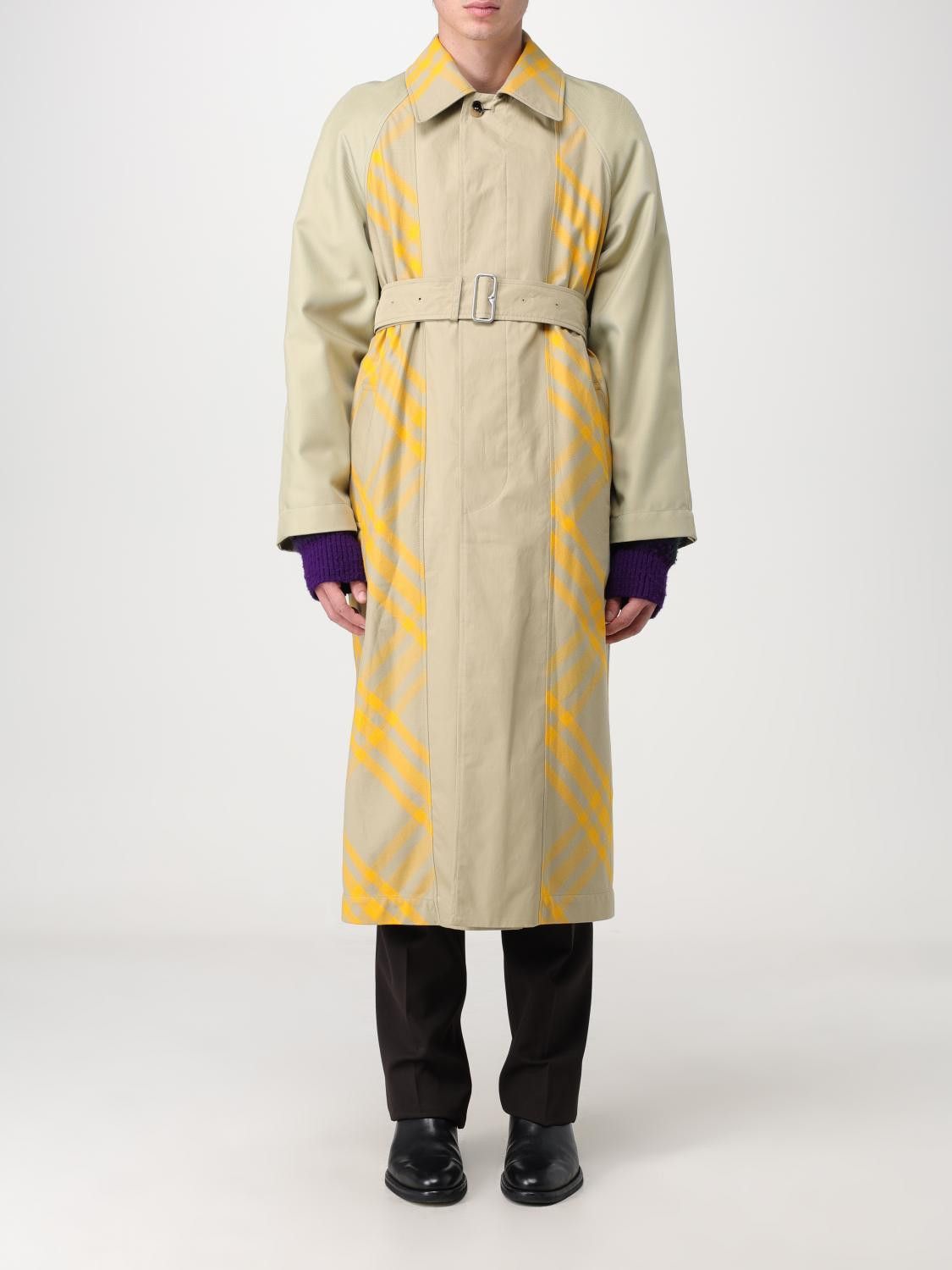 Burberry o1y0426 Trench Coat in Beige/Yellow Size US L / EU 52-54 / 3 - 1 Thumbnail
