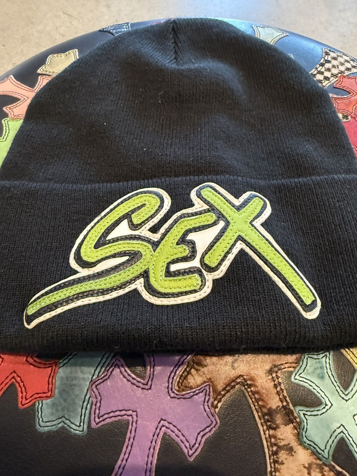 Chrome Hearts Sex Records Beanie Size ONE SIZE - 2 Thumbnail