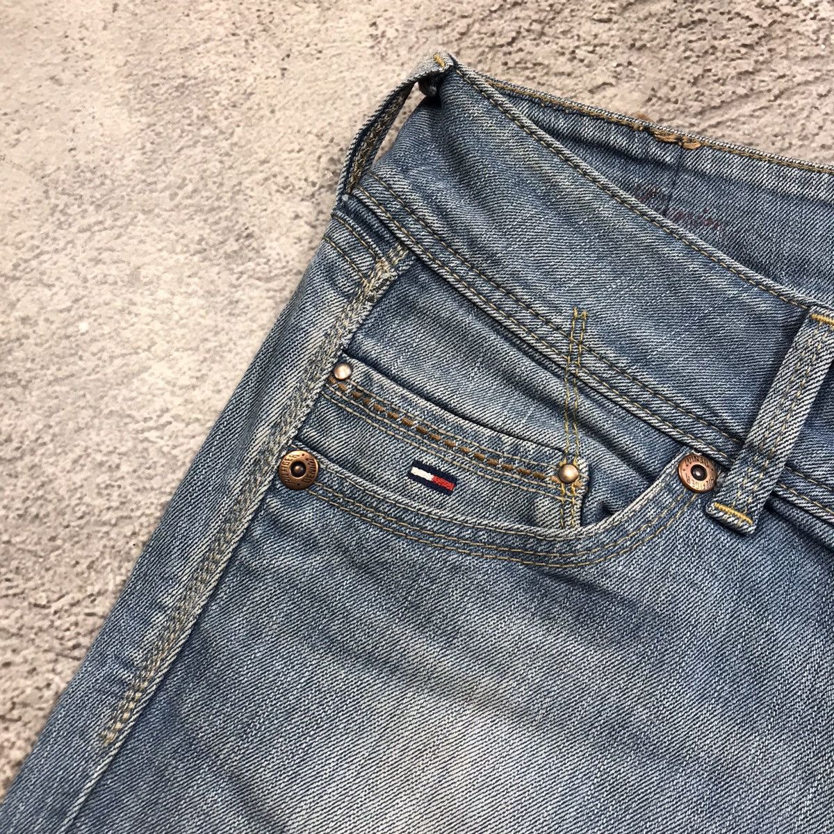 Vintage Vintage 90s Baggy Wide Leg Distressed Jeans Grunge Y2K 27 Size 27" / US 4 / IT 40 - 4 Thumbnail