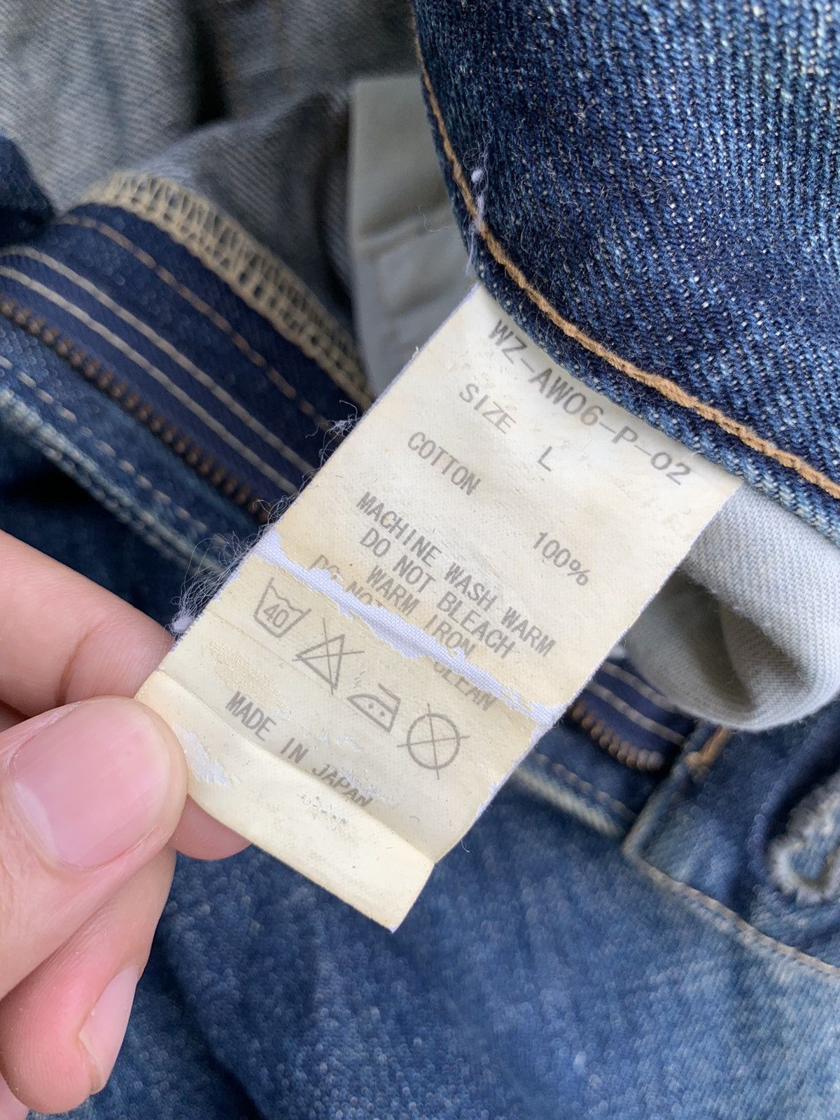 Japanese Brand × WHIZ LIMITED Whiz Limited Redline Selvedge distressed denim Size US 36 / EU 52 - 14 Thumbnail