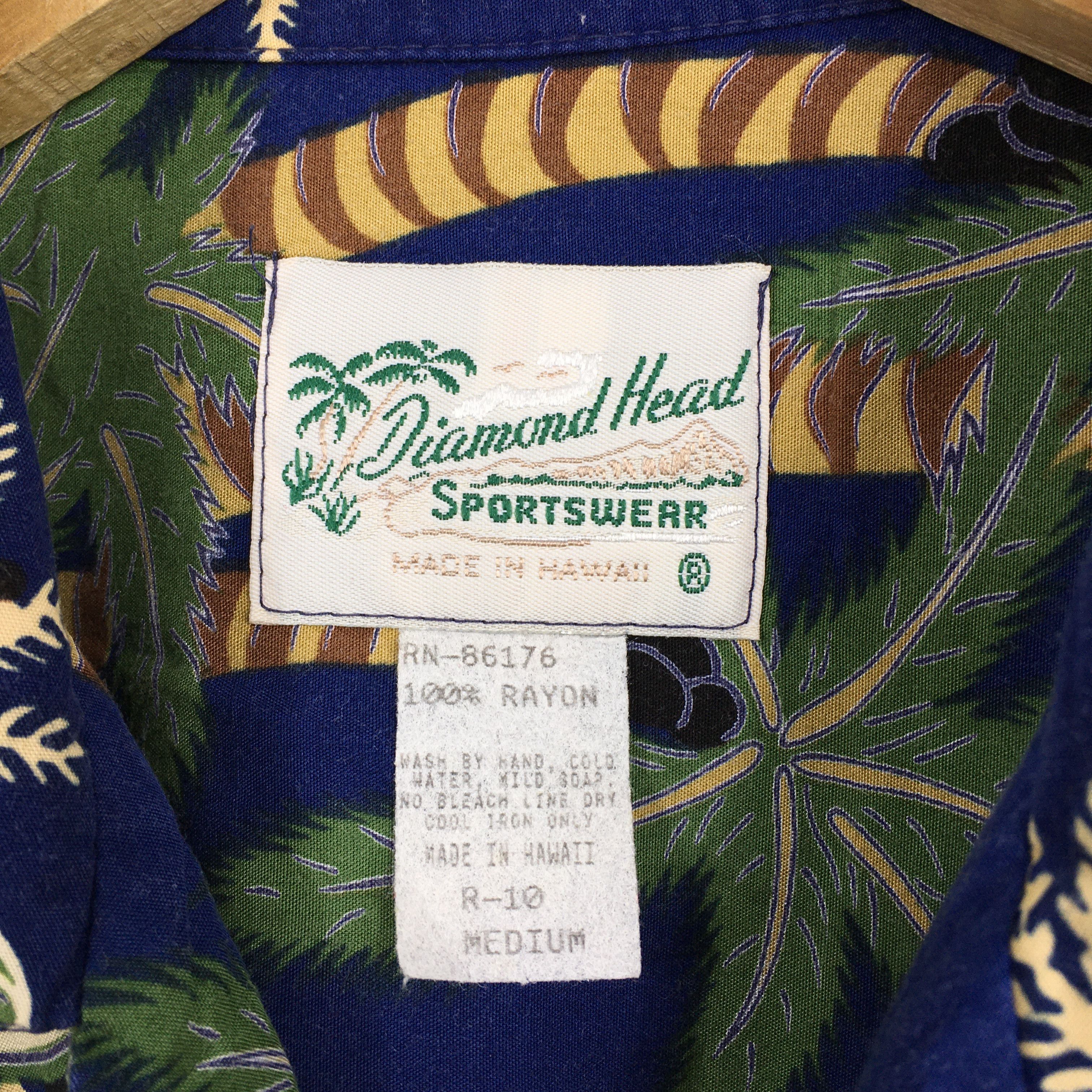 Diamond Head 1960s Diamond Head Sportswear Surfing Beach Rayon Shirt M Size US M / EU 48-50 / 2 - 5 Thumbnail