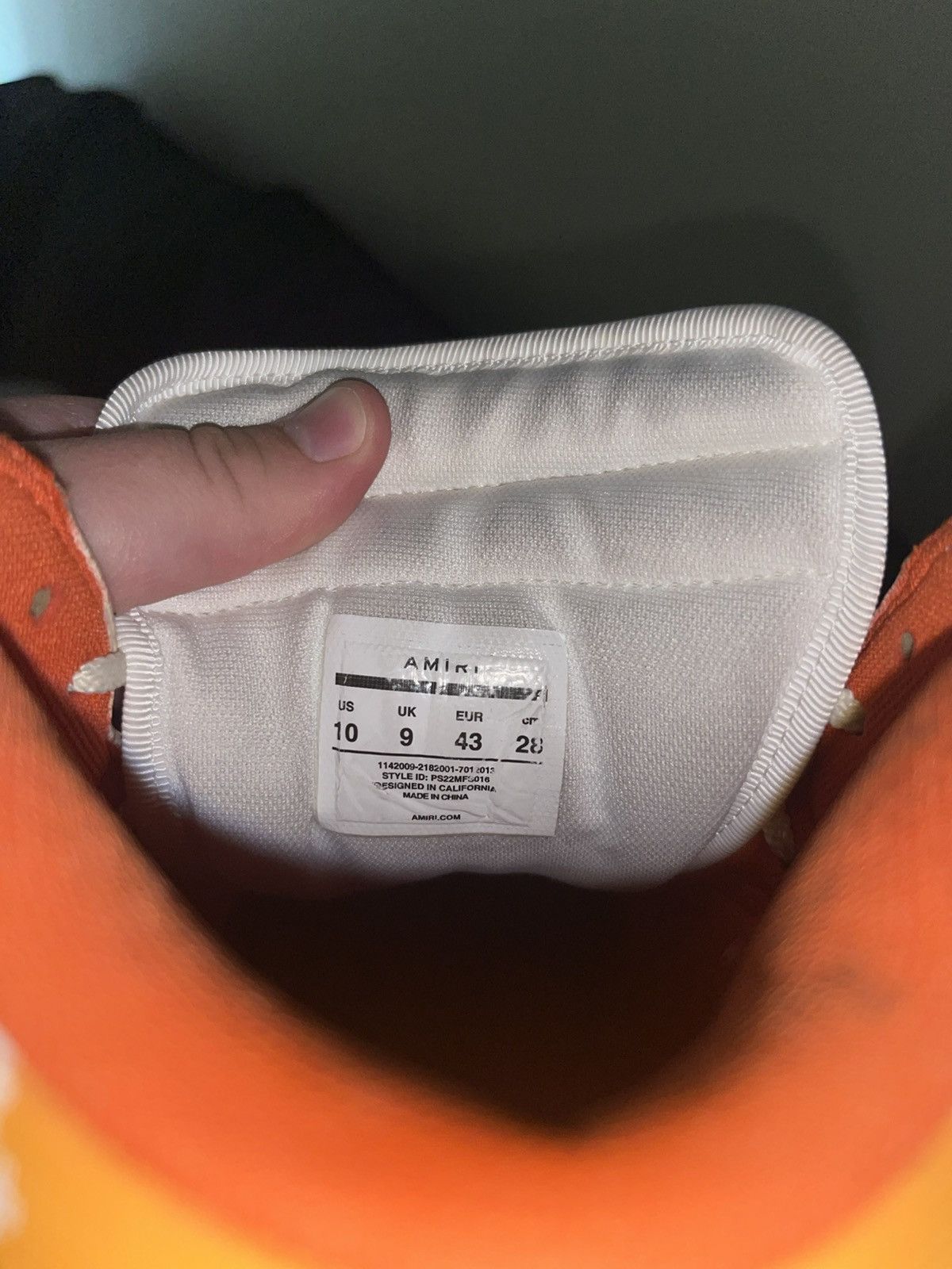 Amiri SKEL-TOP HI BANDANA Size US 10 / EU 43 - 7 Thumbnail