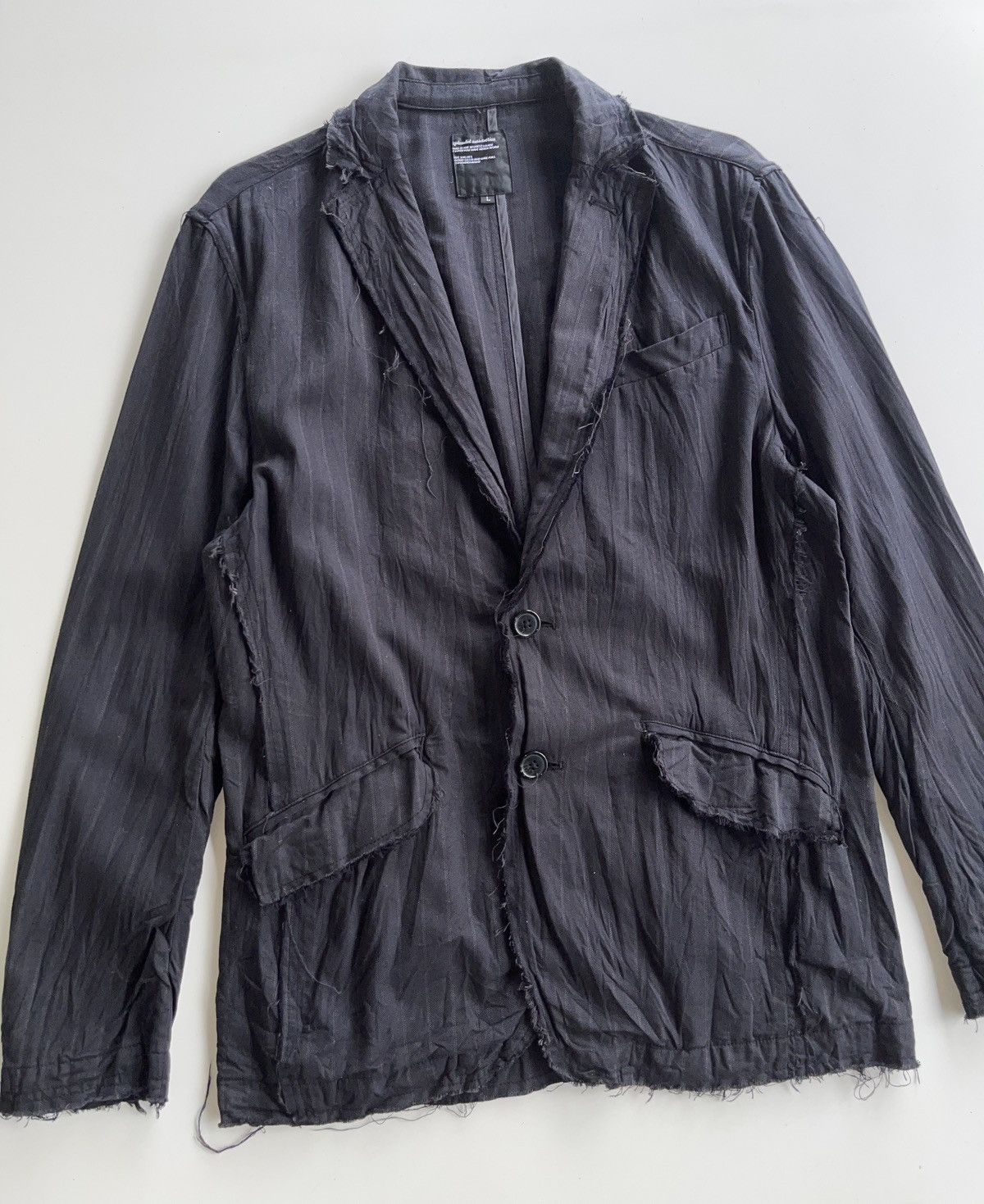 Japanese Brand Japanese Splendid Satisfaction Unfinished Distressed Design Size US L / EU 52-54 / 3 - 3 Thumbnail