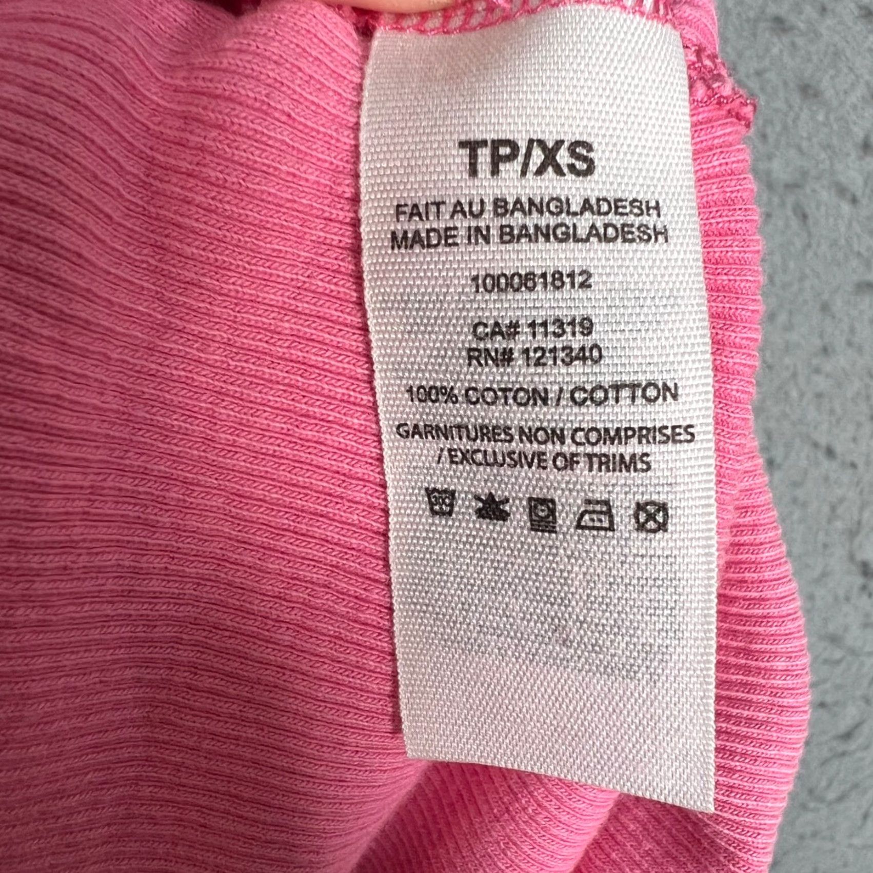 Garage Garage Dress Adult XS Pink Sleeveless Ruched Mini 100% Cotton Womens Size XS / US 0-2 / IT 36-38 - 4 Thumbnail