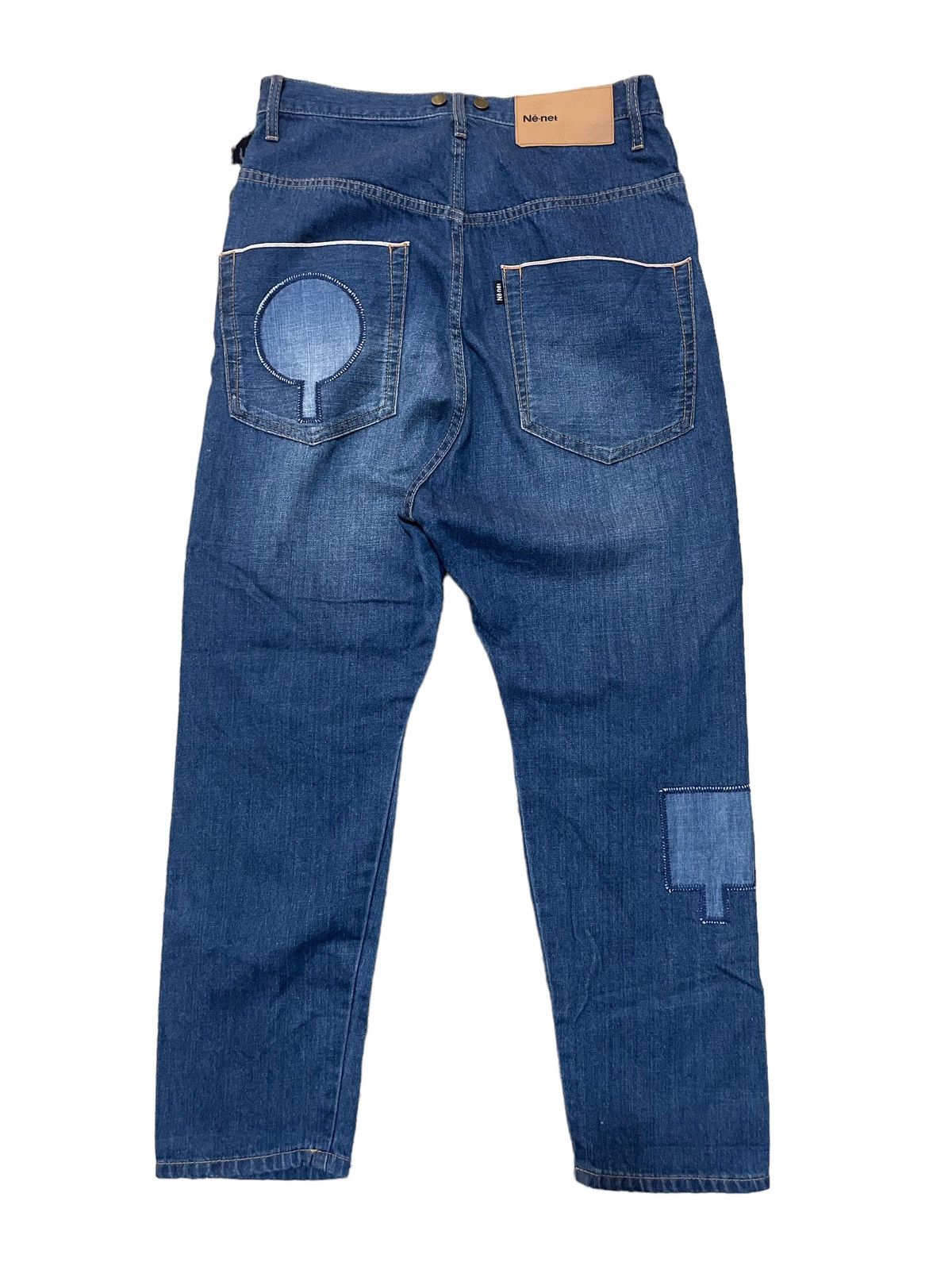 Designer × Ne-Net × Vintage Double Waist Issey Miyake Selvedge Denim Ne-Net Size US 30 / EU 46 - 2 Thumbnail