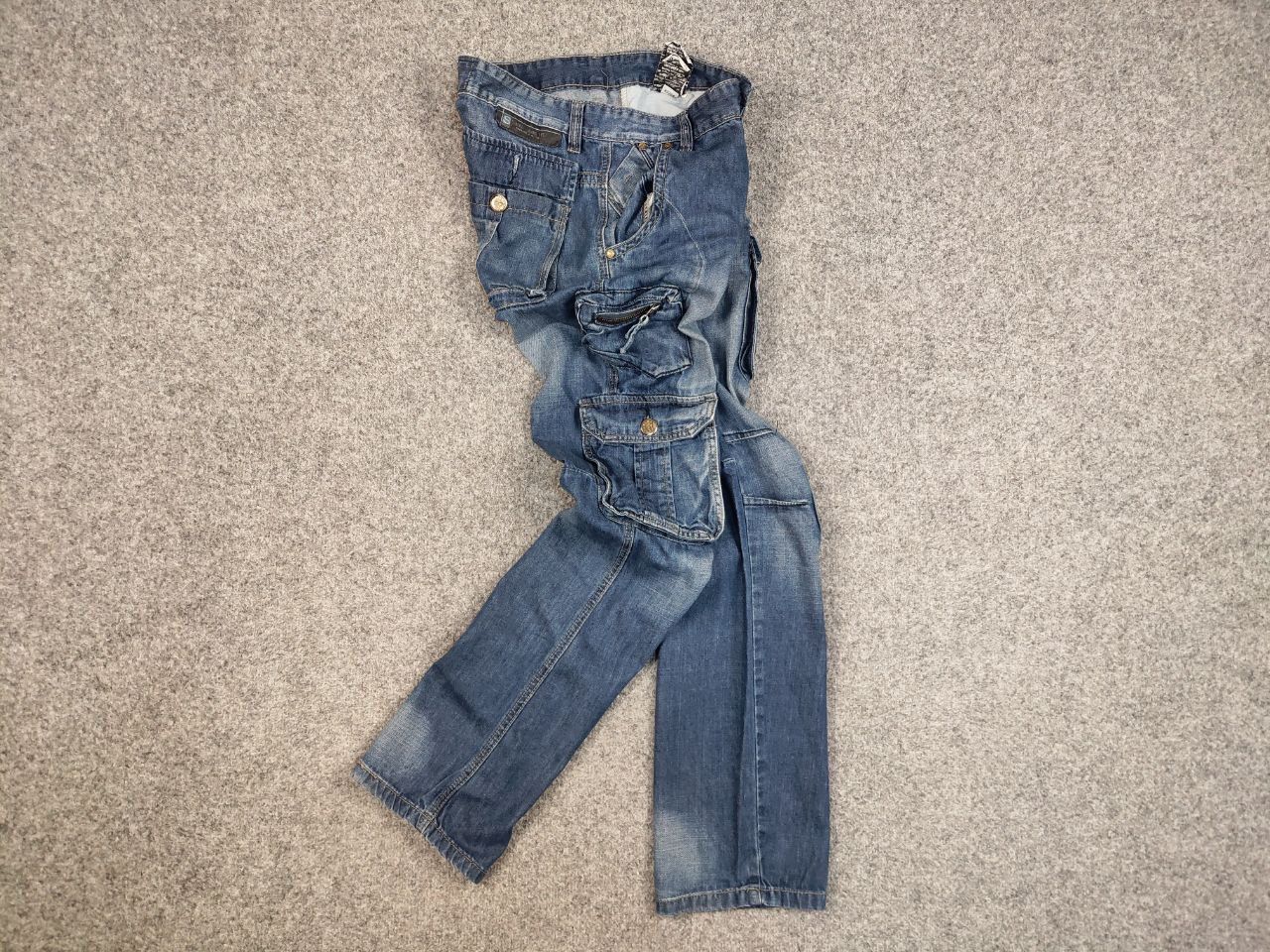 Japanese Brand Vintage Hysteric Glamour Junya Style Jet Lag Cargo Jeans 90s Size US 30 / EU 46 - 13 Thumbnail