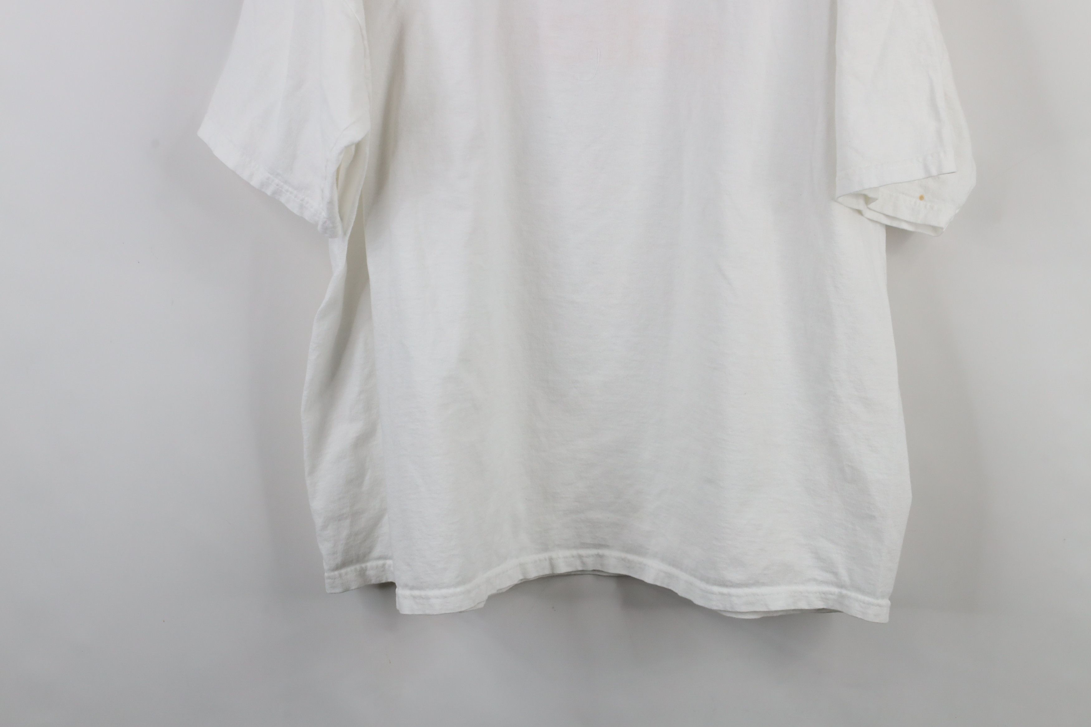 Adidas × Vintage Vintage 90s Adidas Spell Big Logo Short Sleeve T-Shirt White Size US XXL / EU 58 / 5 - 12 Thumbnail