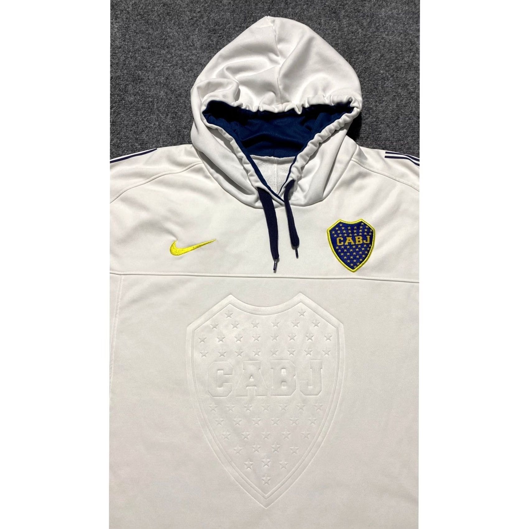 Nike Nike Boca Juniors Dri-FIT Training Hoodie Mens Large White CABJ Soccer Argentina Shirt Size US L / EU 52-54 / 3 - 5 Thumbnail