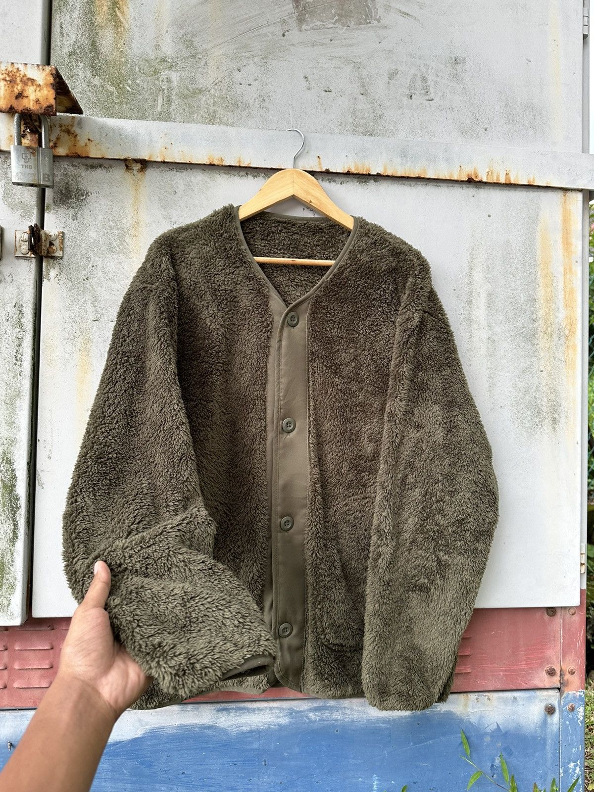 Uniqlo 👹Uniqlo Fleece Cardigan Jacket Size US L / EU 52-54 / 3 - 6 Thumbnail