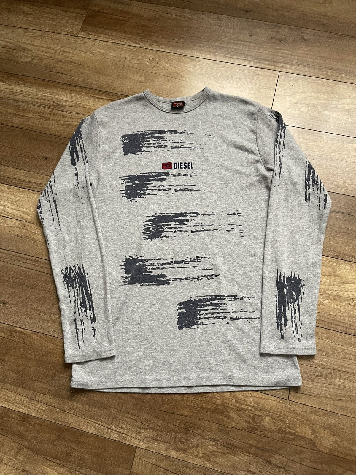 Diesel Diesel Vintage Y2K Long Sleeve T-Shirt Tee 90s Size US L / EU 52-54 / 3 - 2 Thumbnail