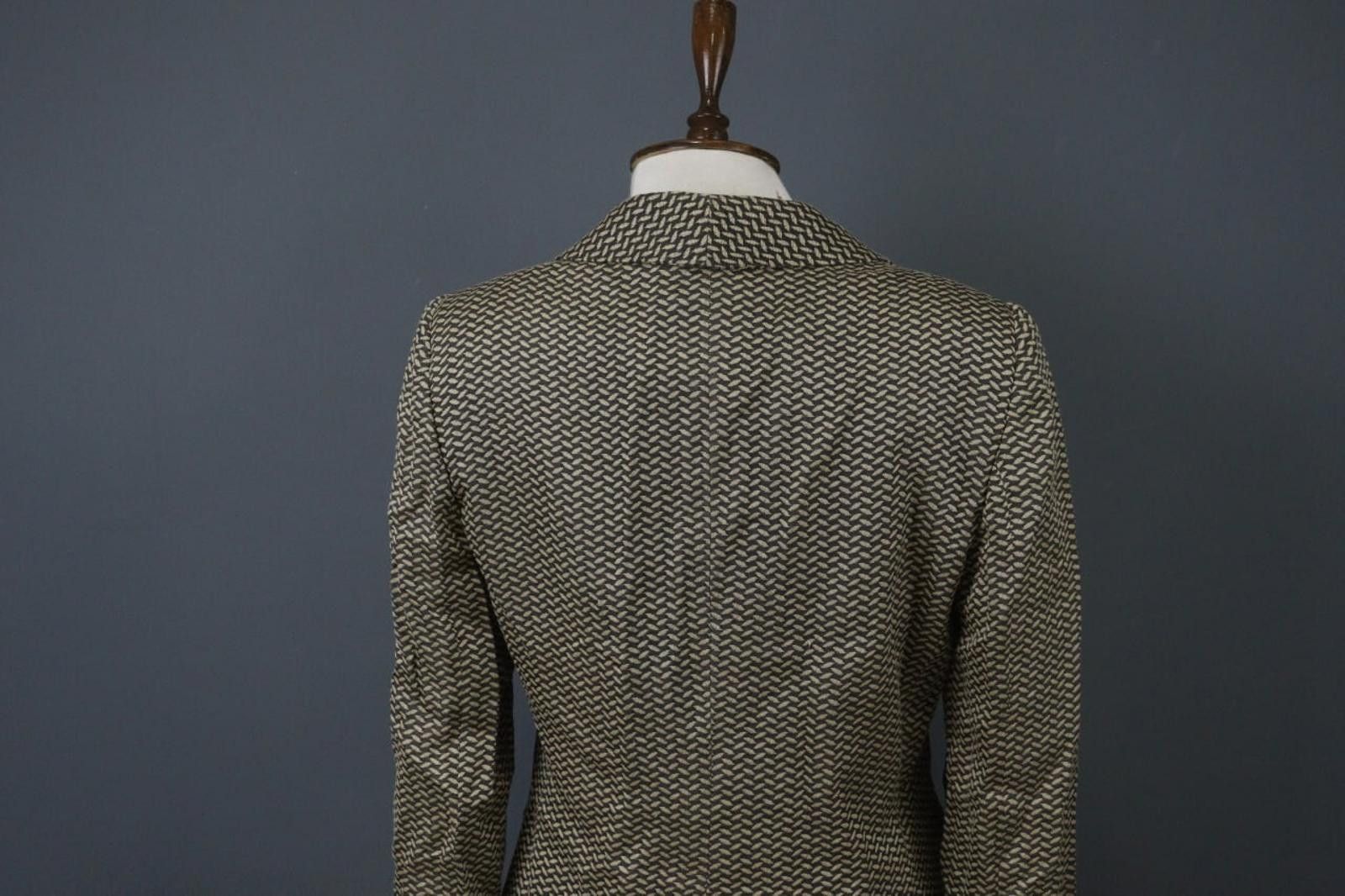 Armani Collezioni Armani Multicolor Geo Print Viscose Blend Jacket Size 46 Size M / US 6-8 / IT 42-44 - 11 Thumbnail