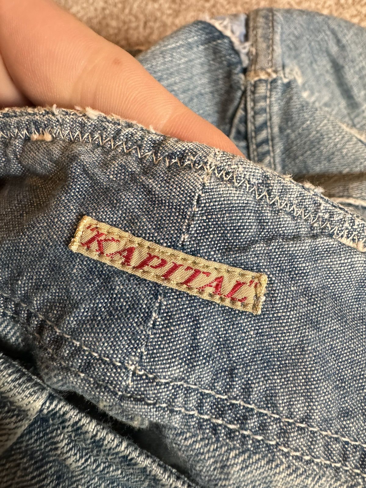 Kapital × Kapital Kountry Kapital Crazy Patchwork Shorts RARE Size US 29 - 8 Thumbnail