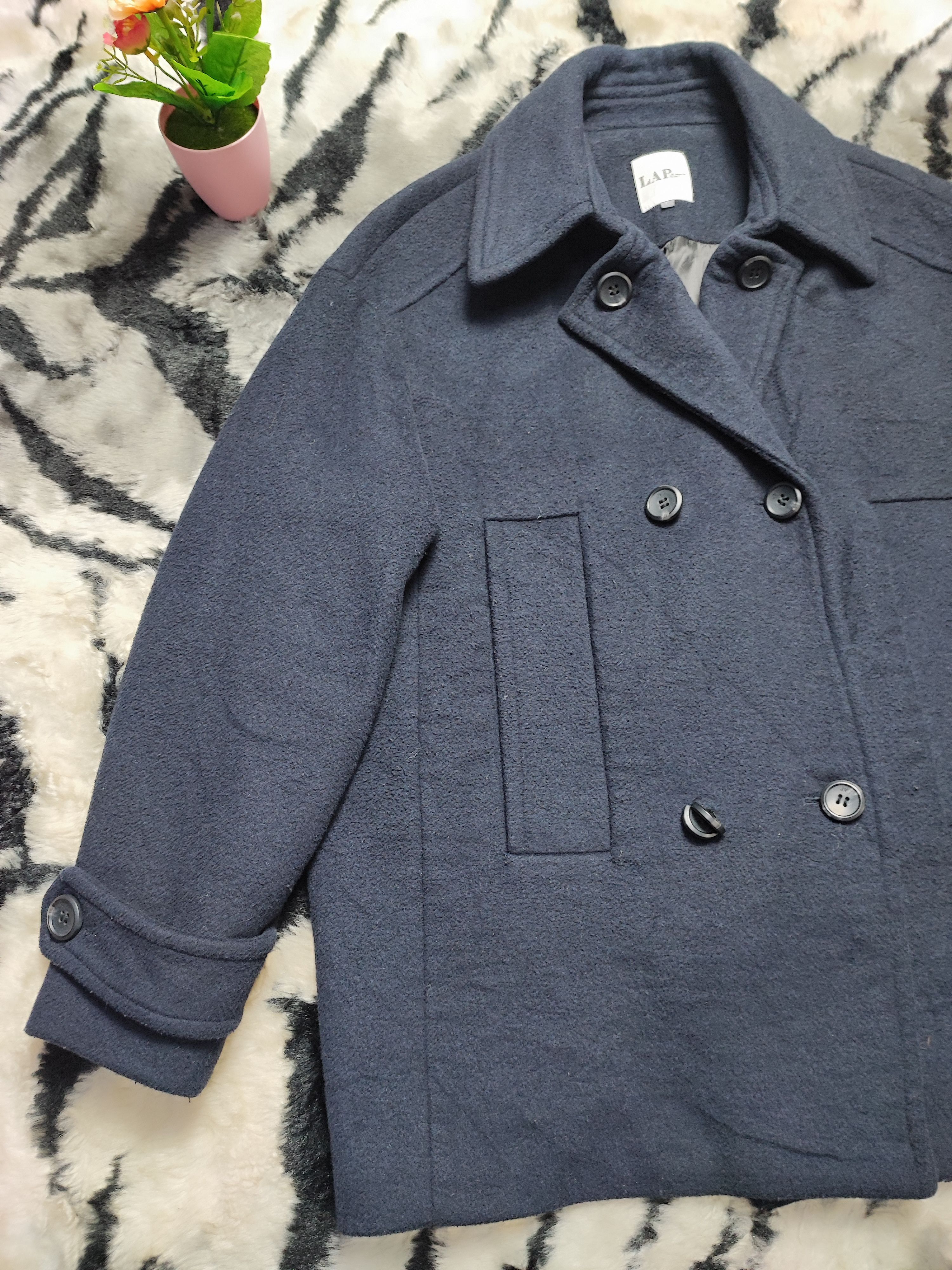 Designer Wool Jacket Inspired Issey Miyake Size US M / EU 48-50 / 2 - 3 Thumbnail