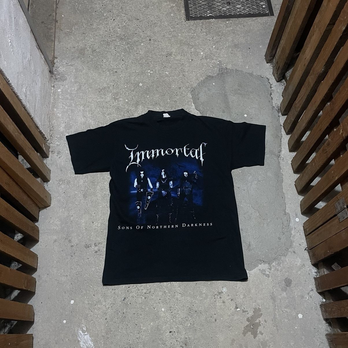 Band Tees × Vintage Vintage immortal dark metal t-shirt 2002 Size US L / EU 52-54 / 3 - 1 Thumbnail