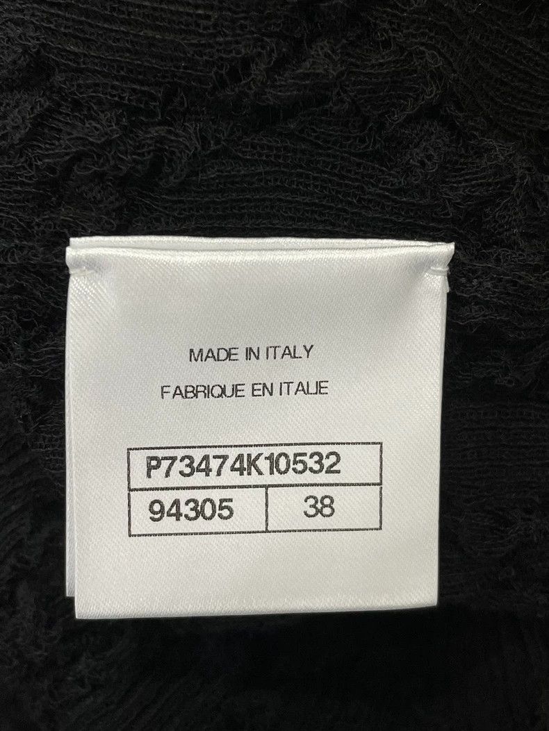 Chanel chanel Black pearl V-neck hollow knitwear undershirt long Size XS / US 0-2 / IT 36-38 - 5 Thumbnail