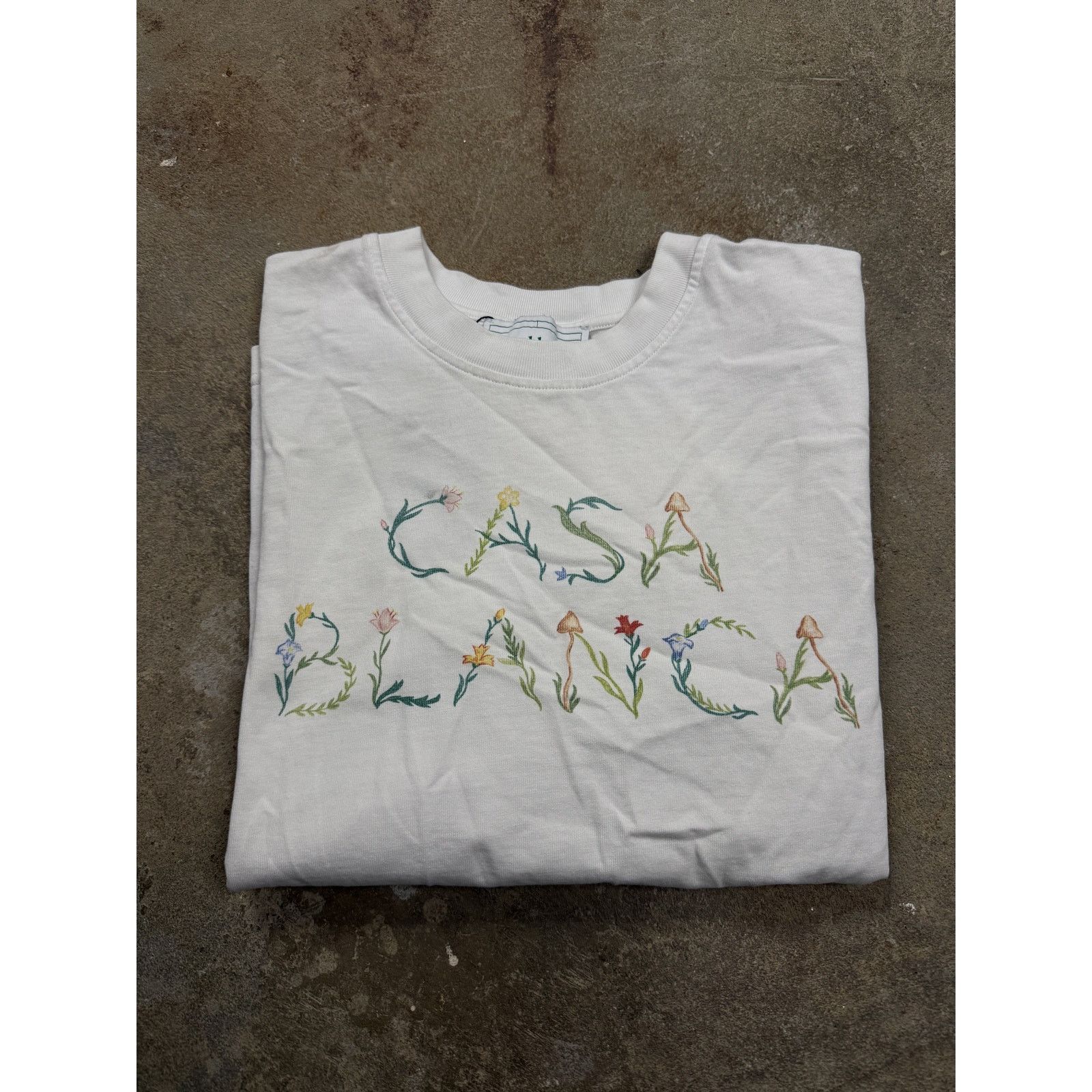 Casablanca Casablanca Floral Tee Used Medium Size US M / EU 48-50 / 2 - 1 Thumbnail