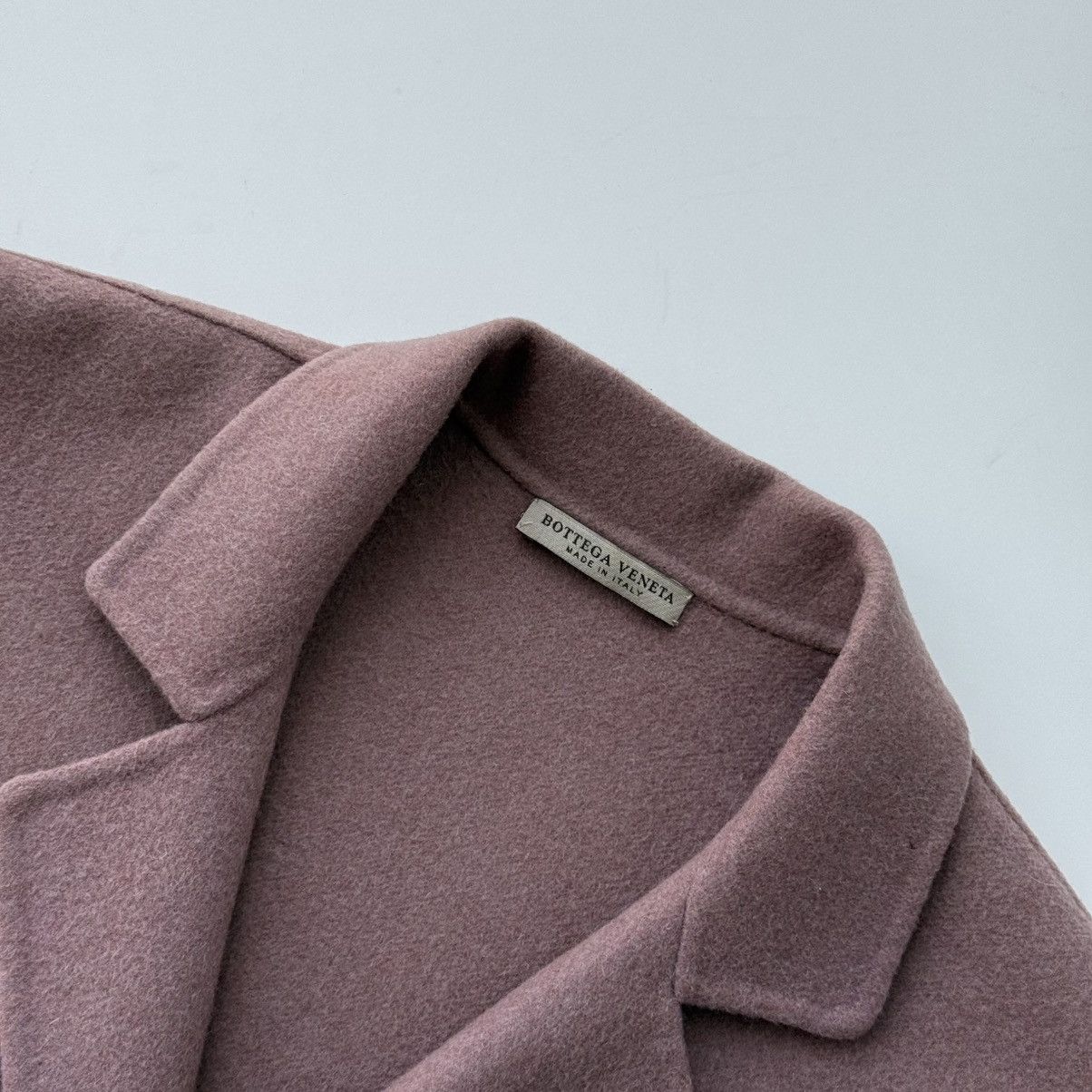 Bottega Veneta Bottega Veneta 100% Cashmere Belted Trench Coat Pink Size S / US 4 / IT 40 - 15 Thumbnail