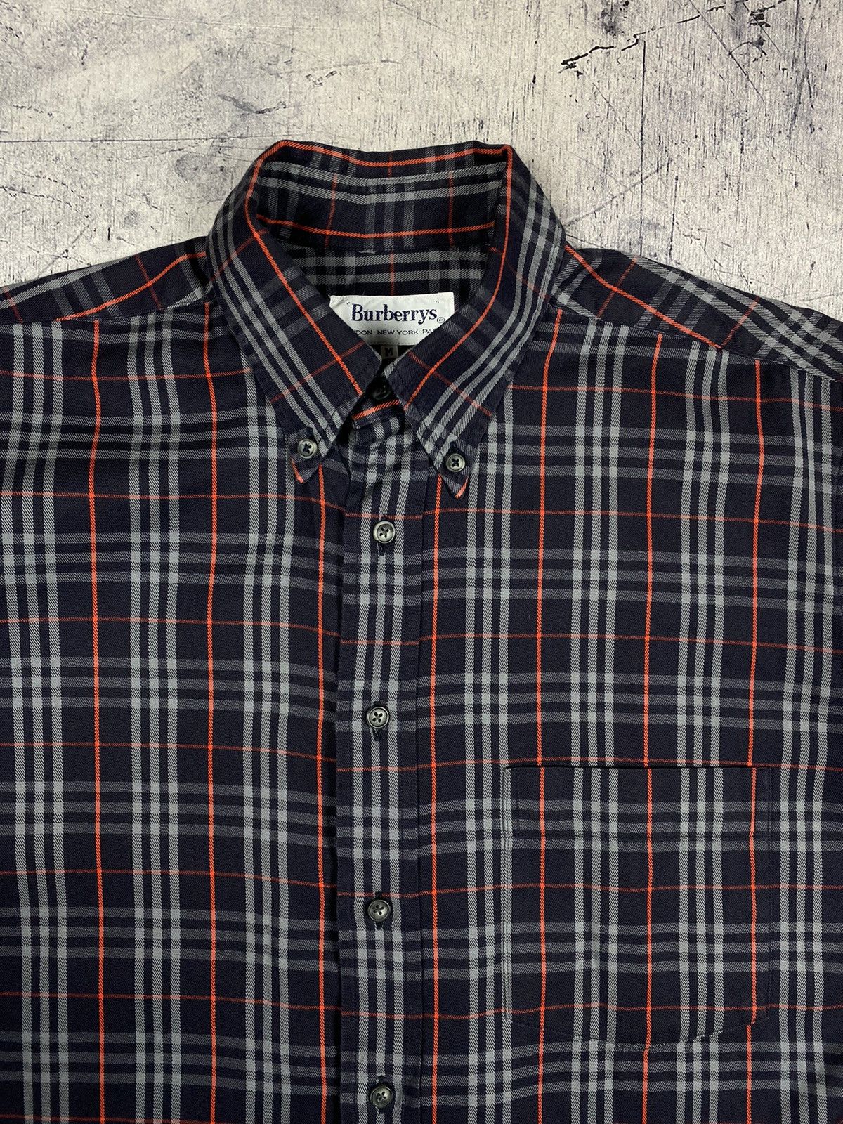 Burberry × Vintage Rare Vintage 90s Burberrys London Checkered Button Up Shirt Size US M / EU 48-50 / 2 - 6 Thumbnail