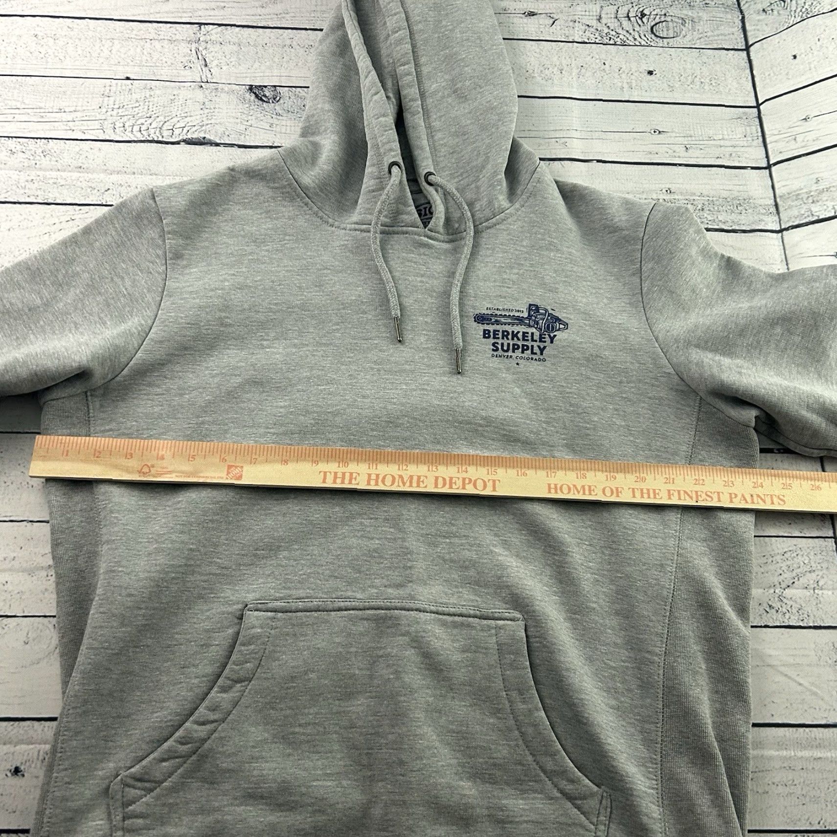 Vintage Berkeley Supply Hoodie Men L Gray Pullover Sweatshirt Size US L / EU 52-54 / 3 - 3 Thumbnail
