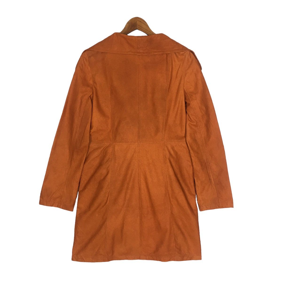 Pierre Balmain Pierre Balmain Paris Leather Coat Jacket Longcoat Size S / US 4 / IT 40 - 7 Thumbnail