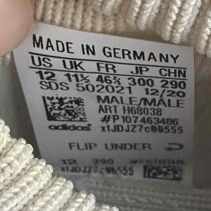 Adidas × Kanye West Adidas Yeezy 450 Cloud White Size 12 H68038 Men’s Sneakers Size US 12 / EU 45 - 7 Thumbnail