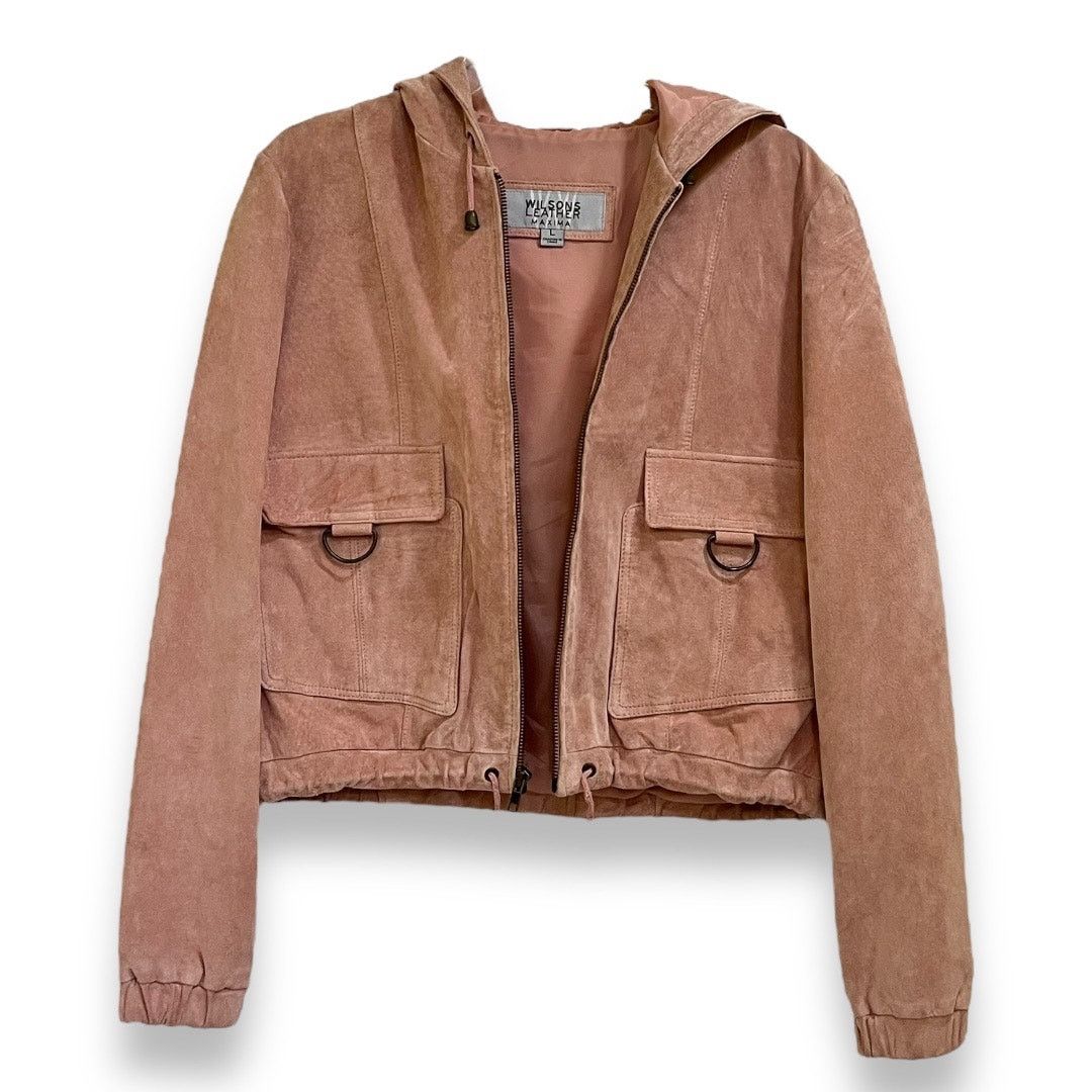 Wilsons Leather VTG Wilson's Leather suede leather bomber jacket pants suit Size M / US 6-8 / IT 42-44 - 2 Thumbnail